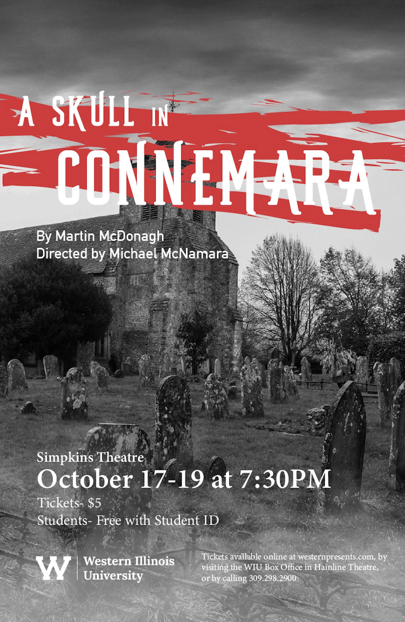 Western Illinois University Play Poster
