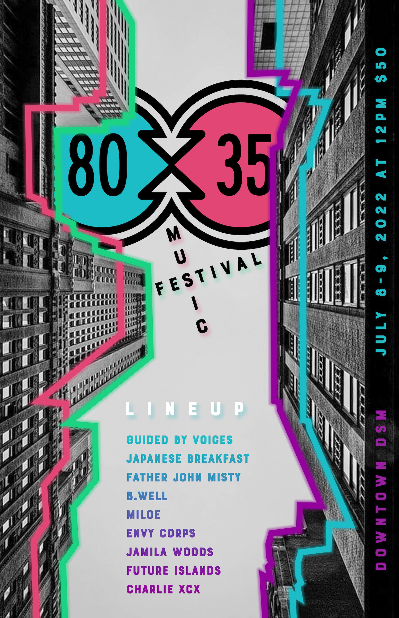 80/35 Music Festival Poster