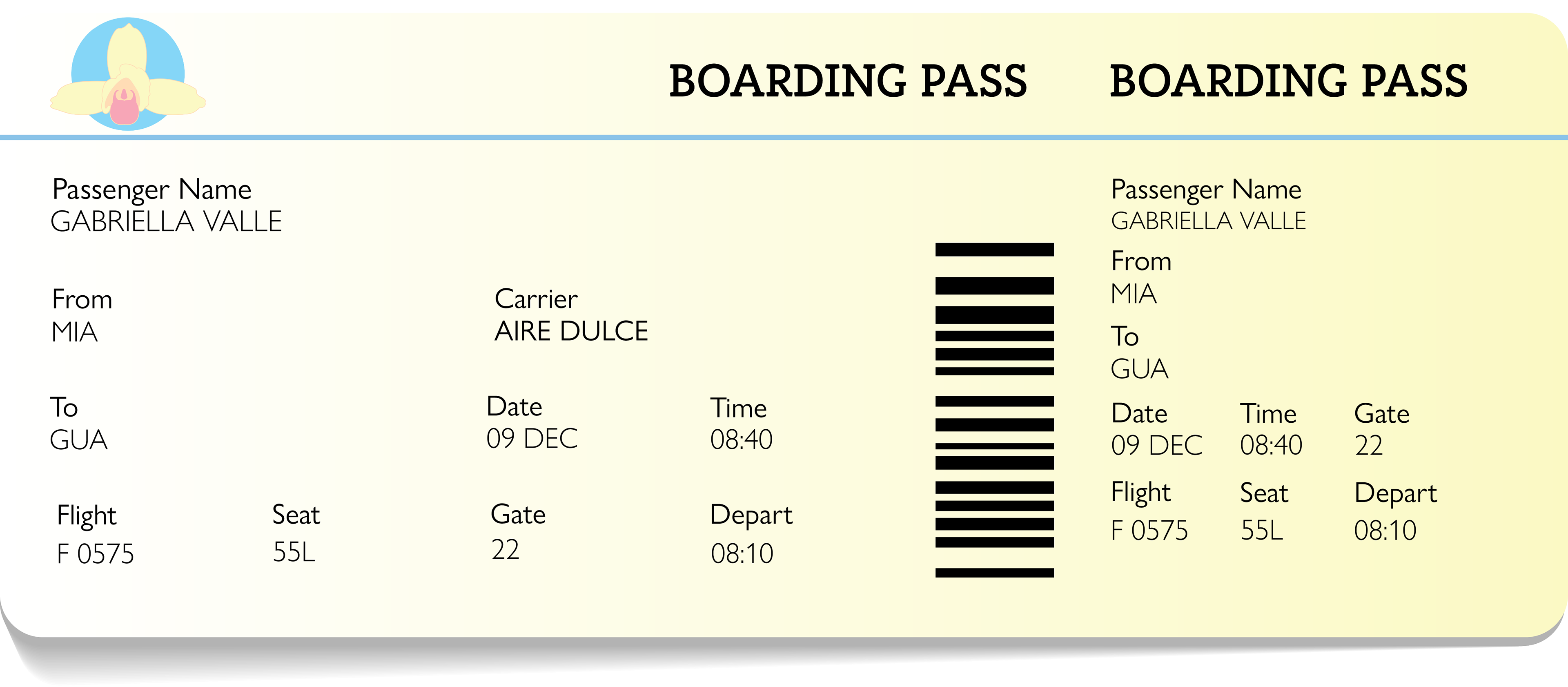 Boarding pass