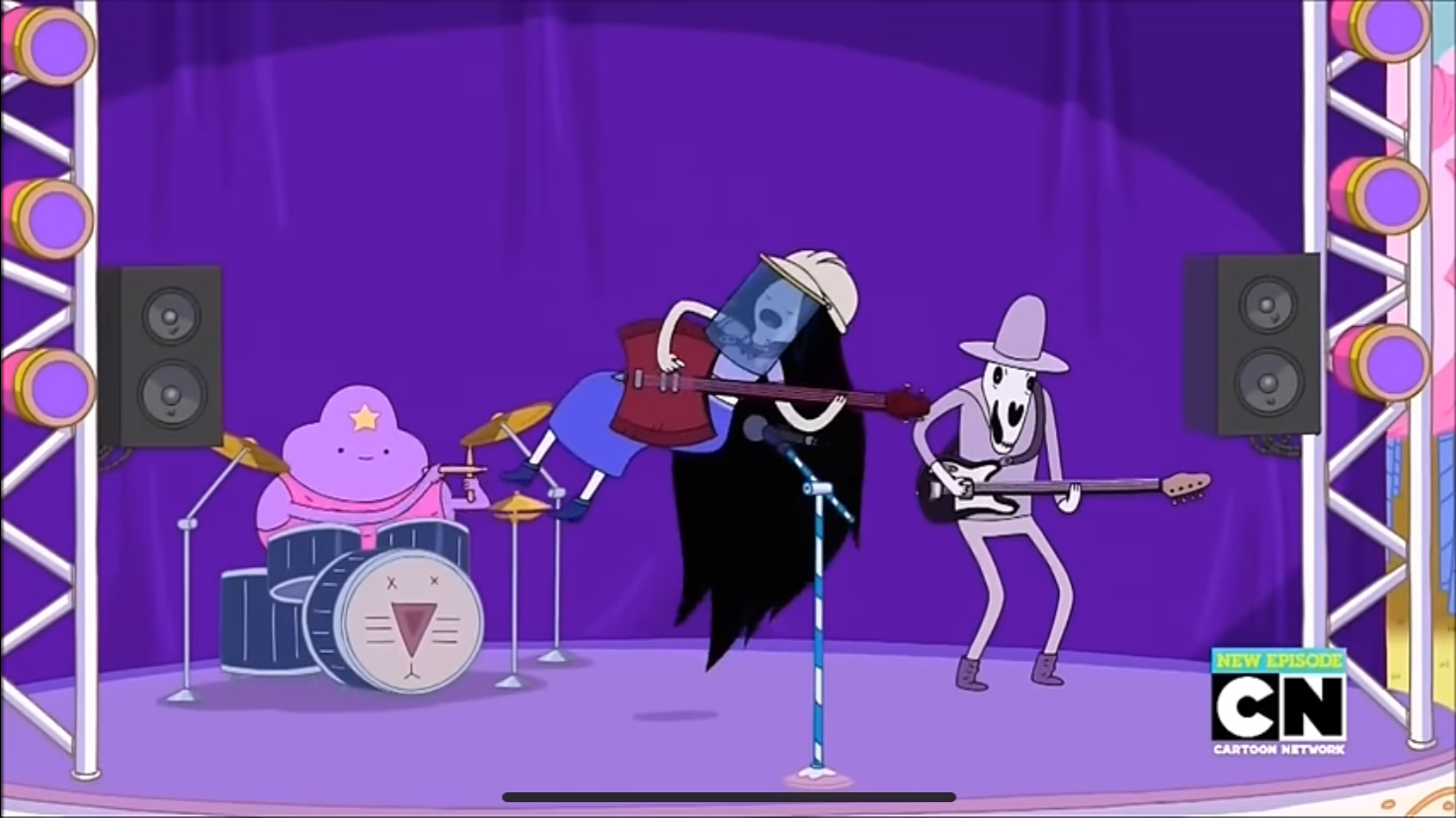 Adventure Time "Battle of the Bands" Performance Reference