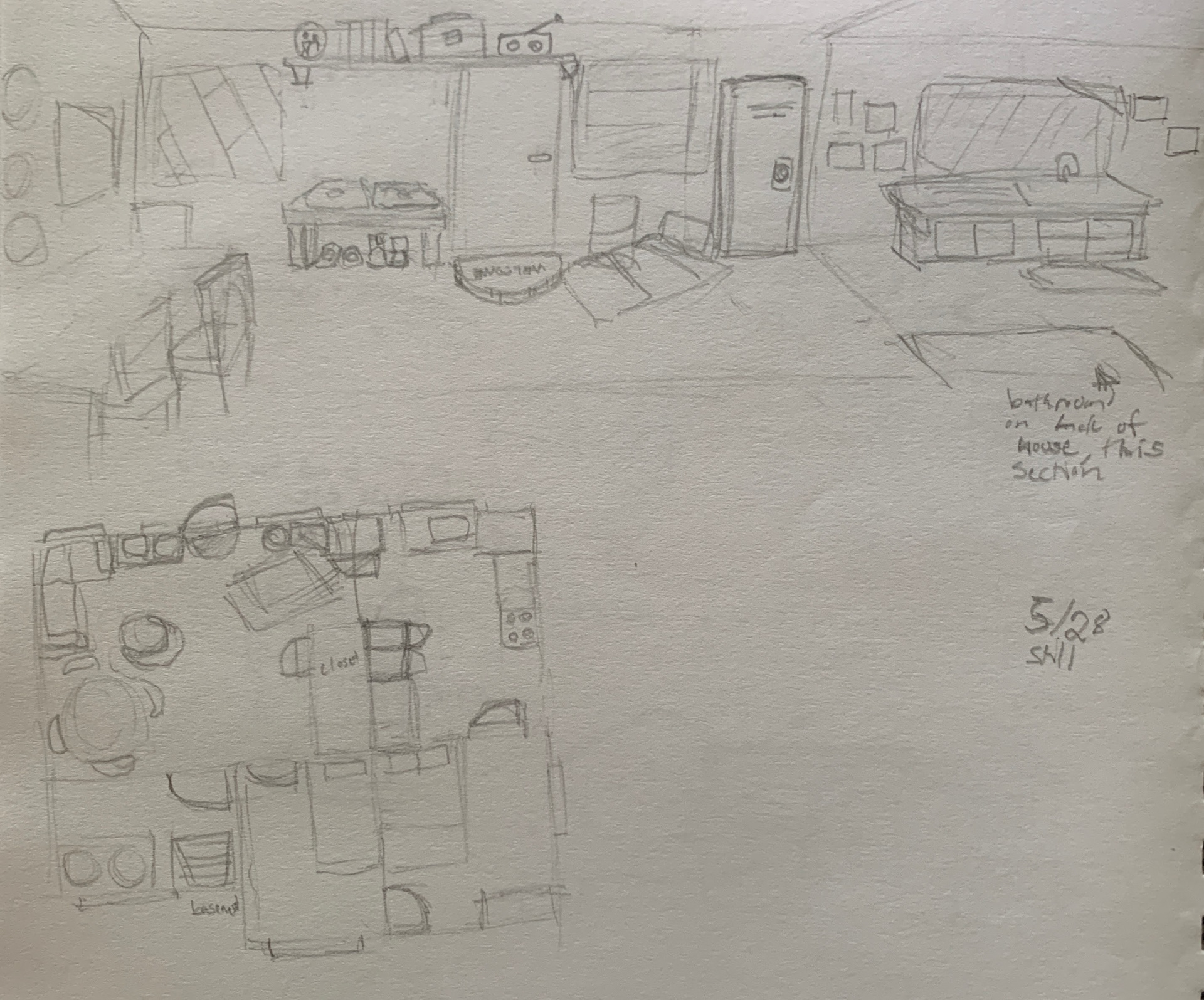 Front Room Props/Layout and Main Floor Plan