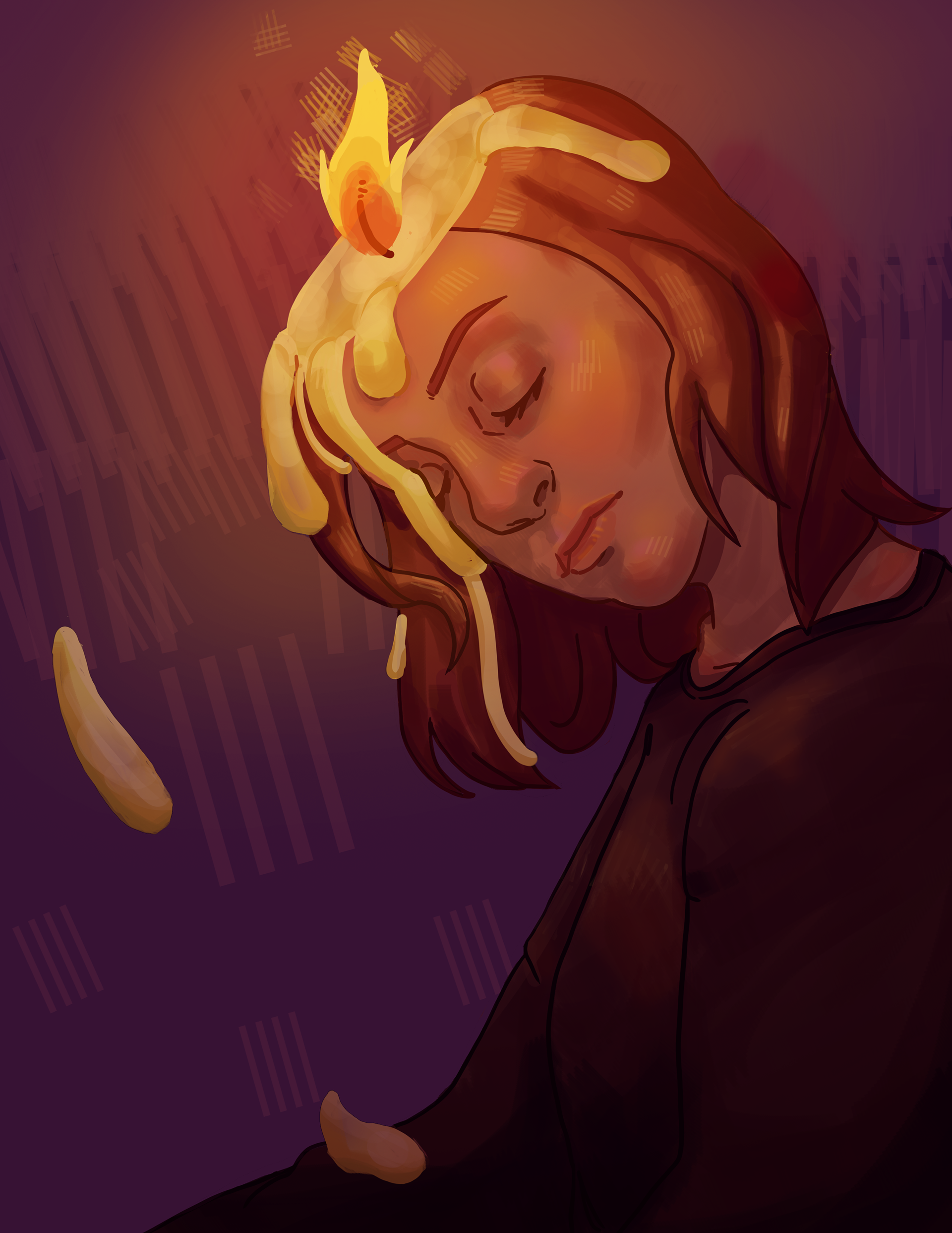 Surrealist self portrait (November 2023)