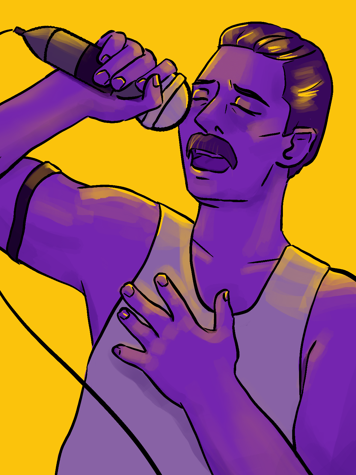Freddy Mercury stamp project (March 2023)