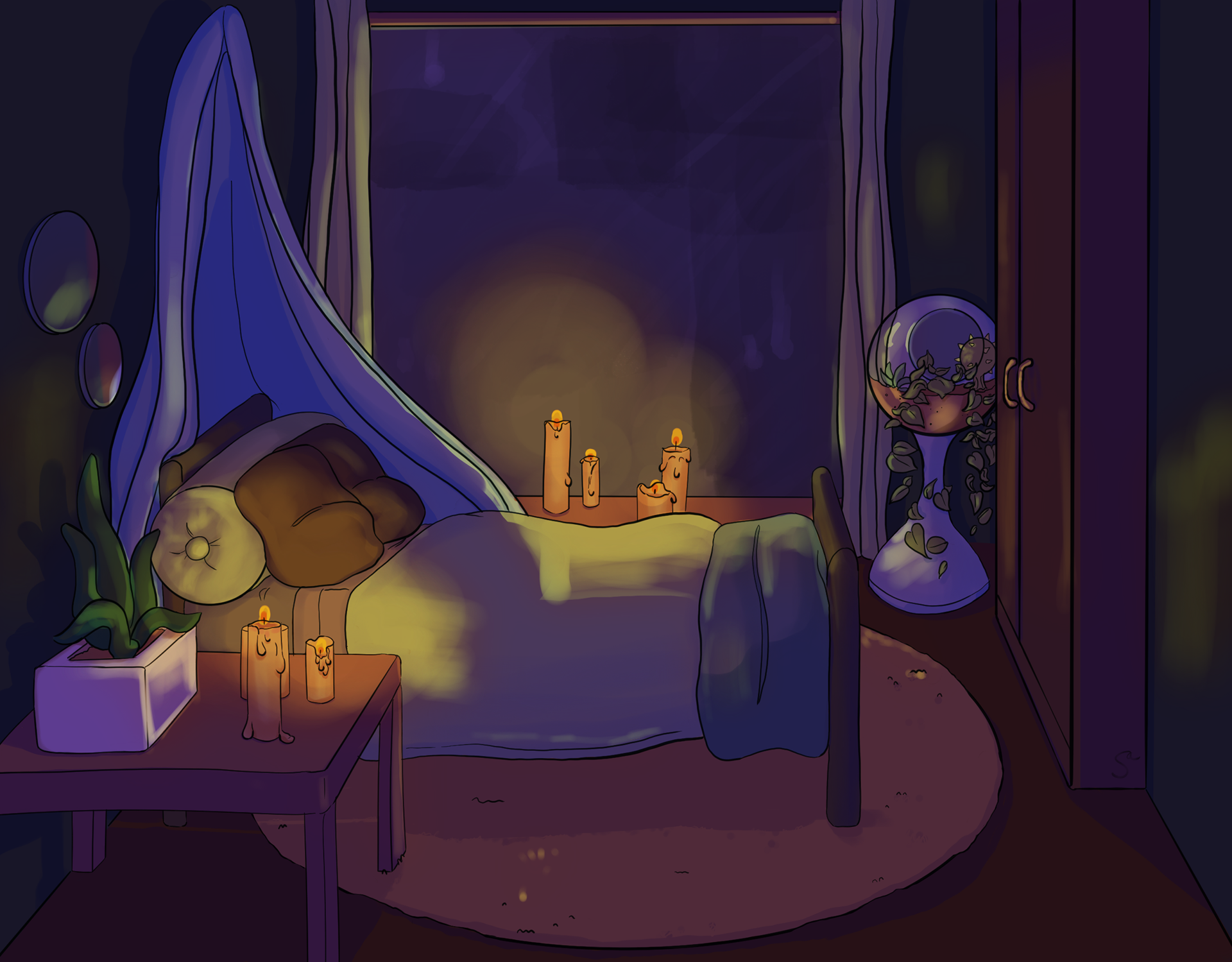 Rainy interior (November 2023)