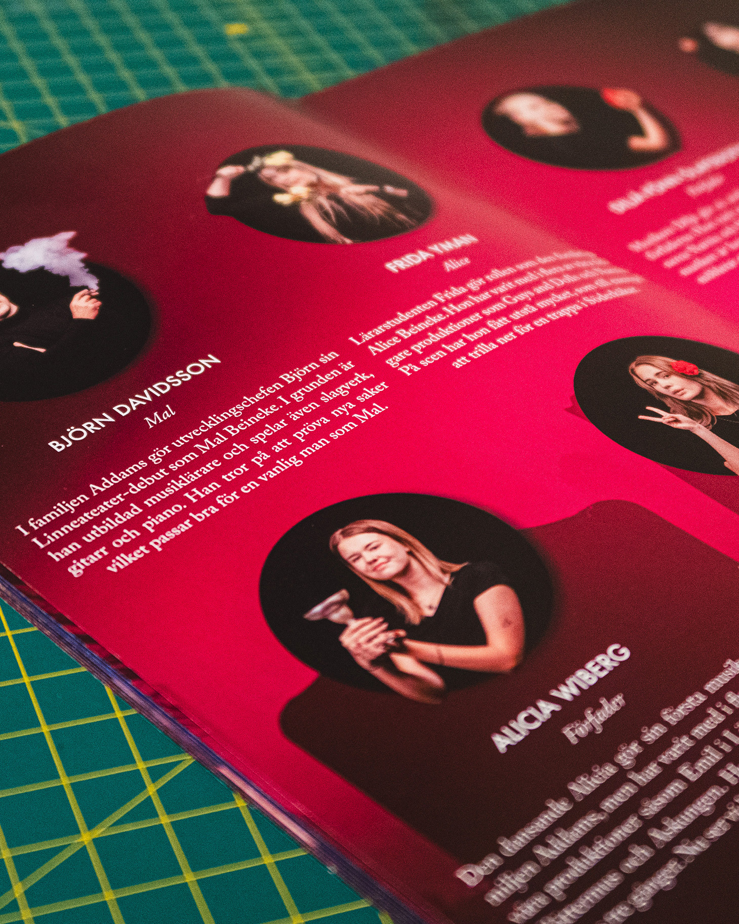 Spread of theatre programme