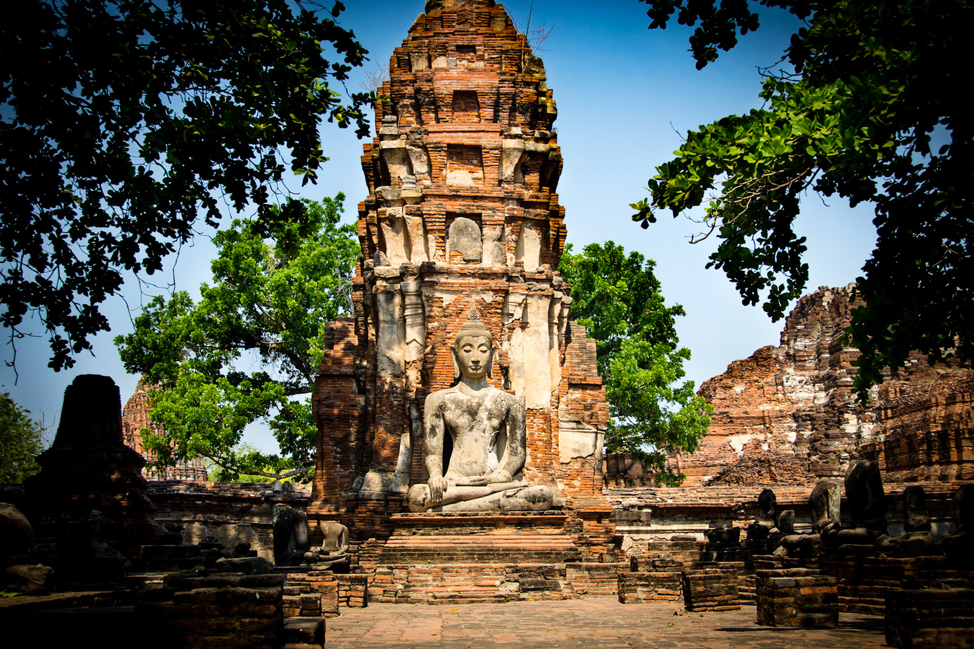 Wat Maha That, in Ayutthaya, (Siam Capital)