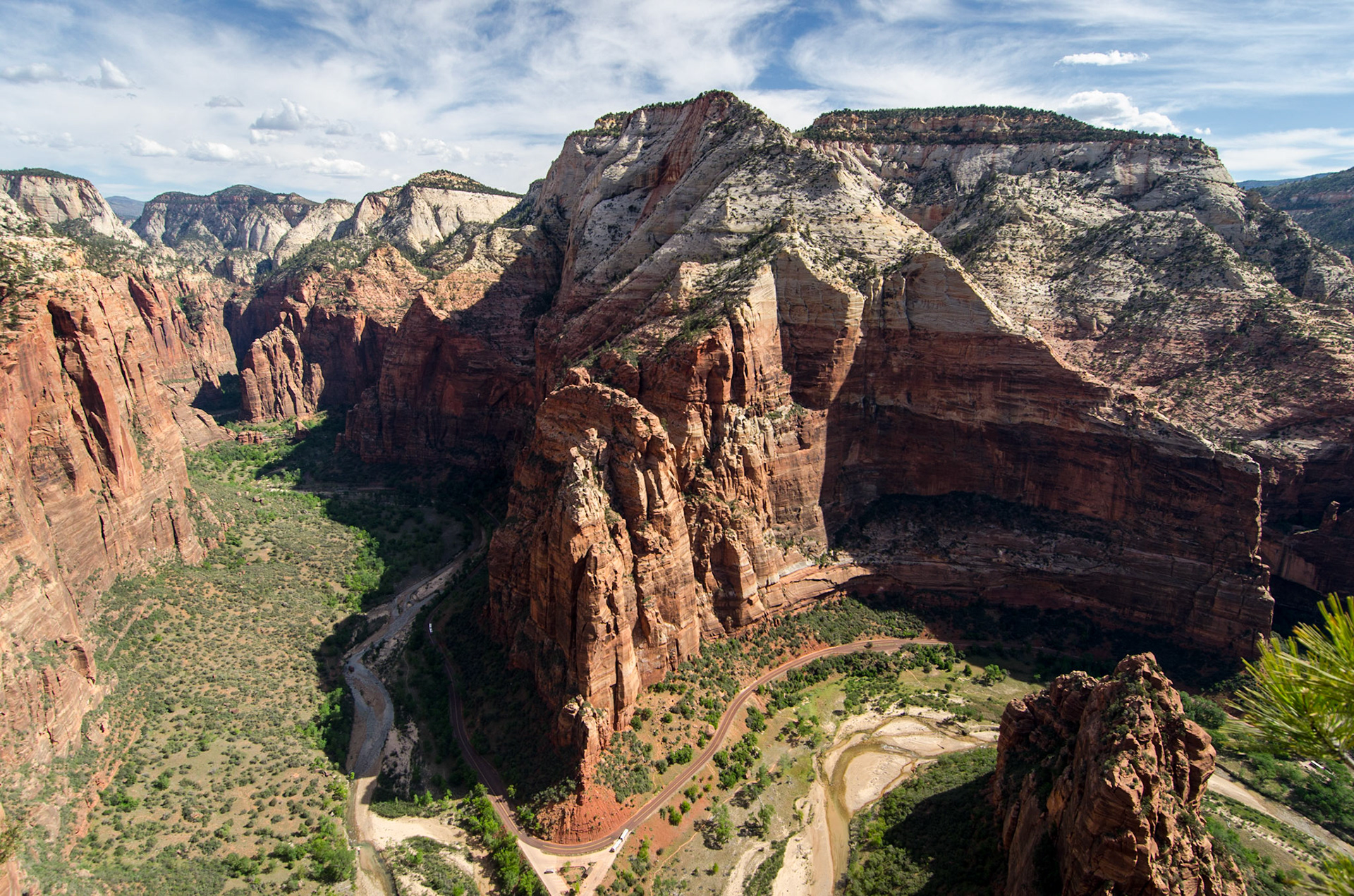 View from top of Angel's Landing