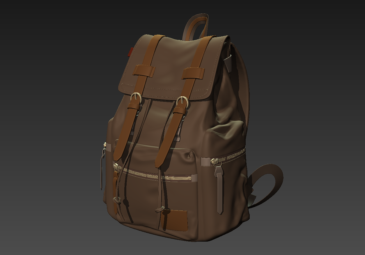 Backpack in Mudbox