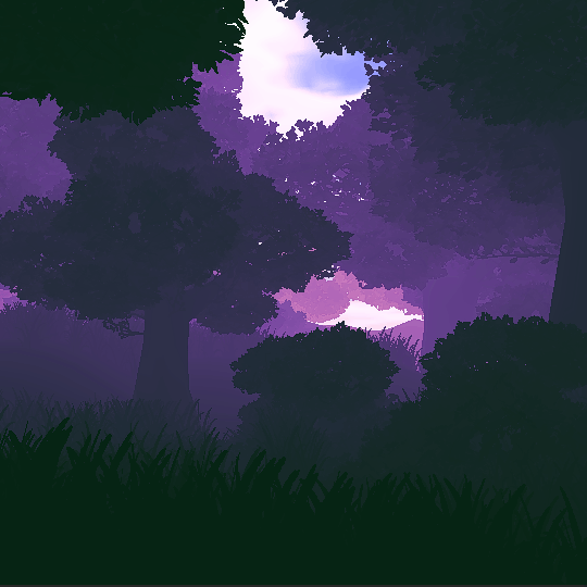 Depth Fog. Inspired by Firewatch.