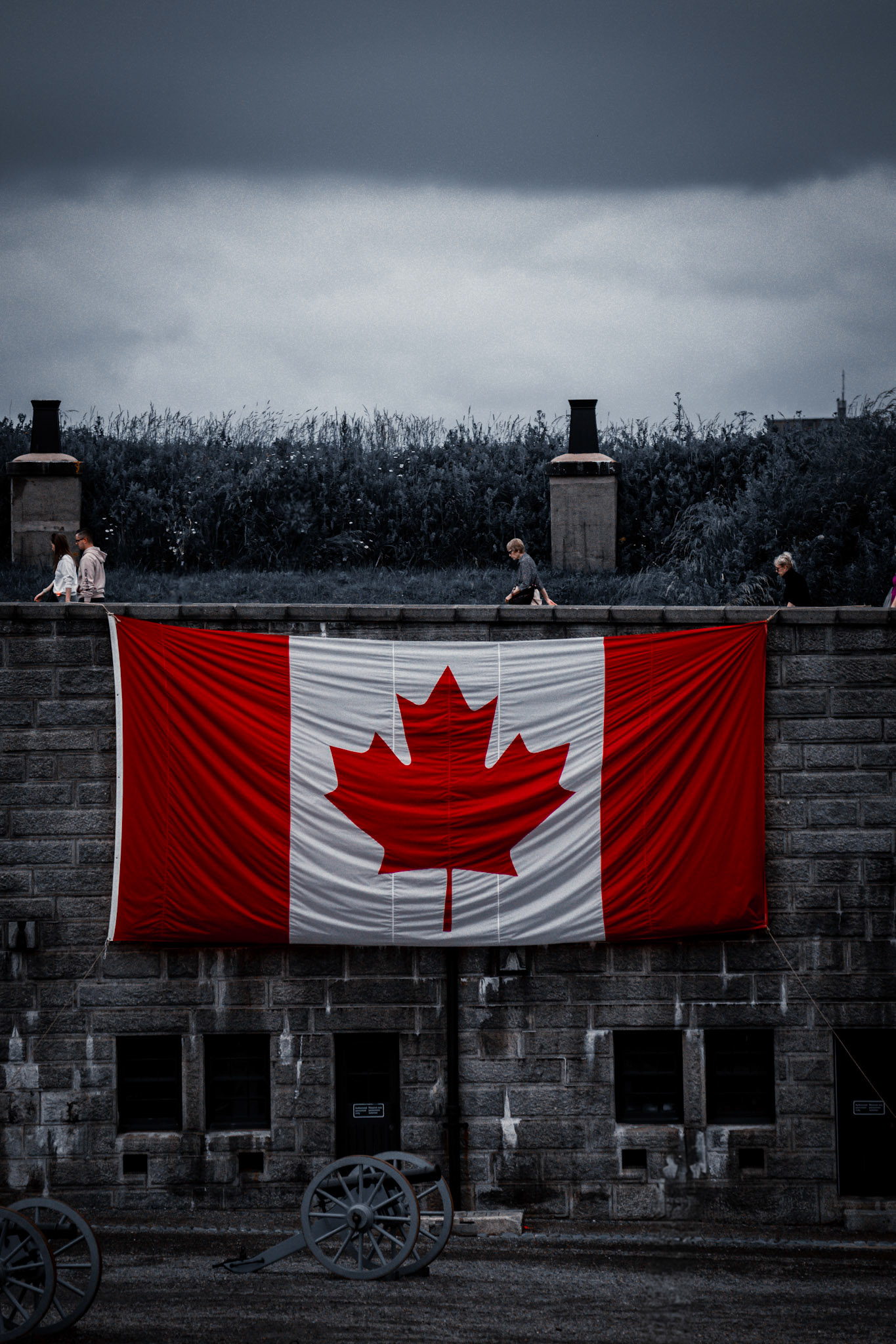 Canada Day Flag @ Halifax Citadel National Historic Site