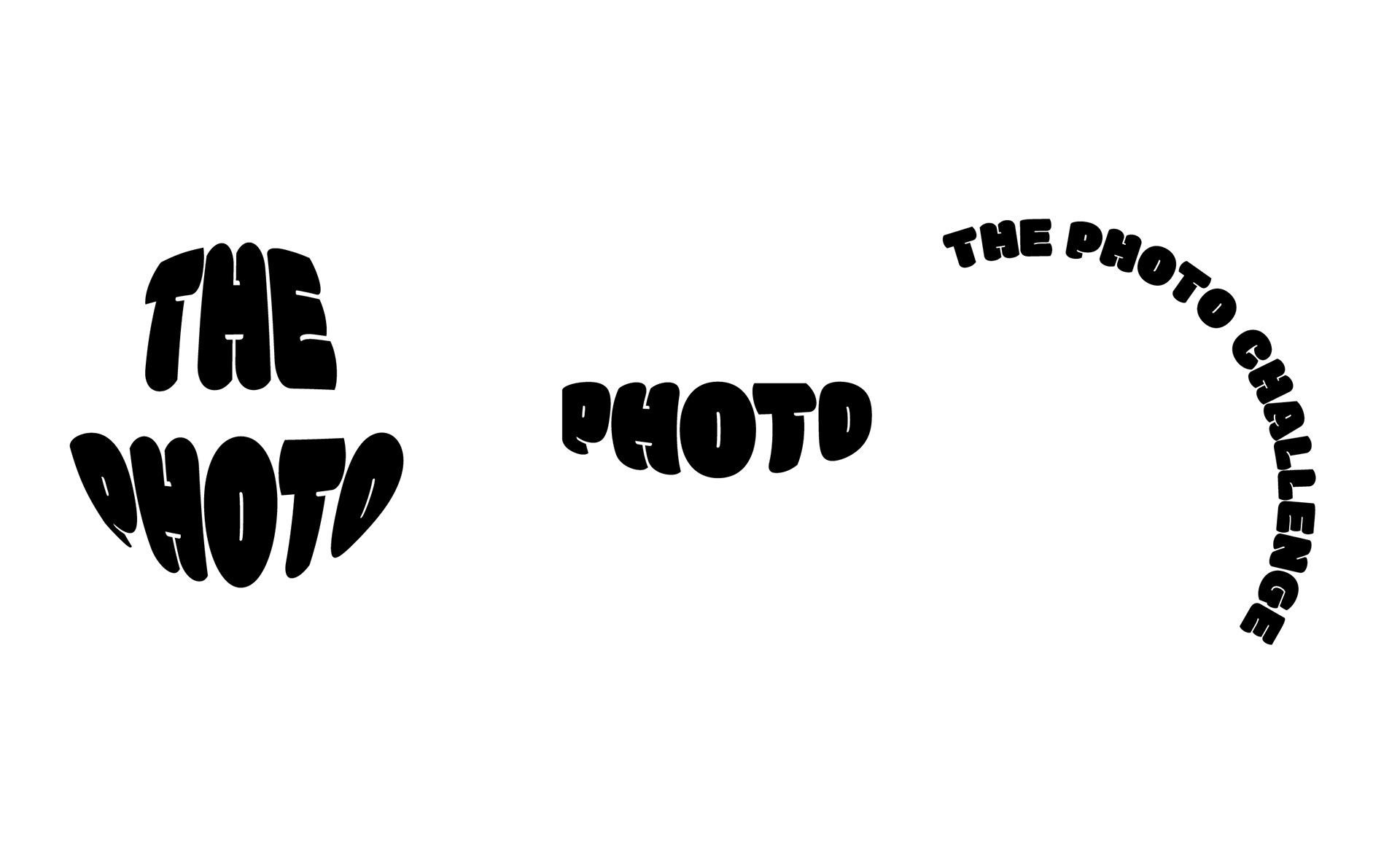 Different text layouts.