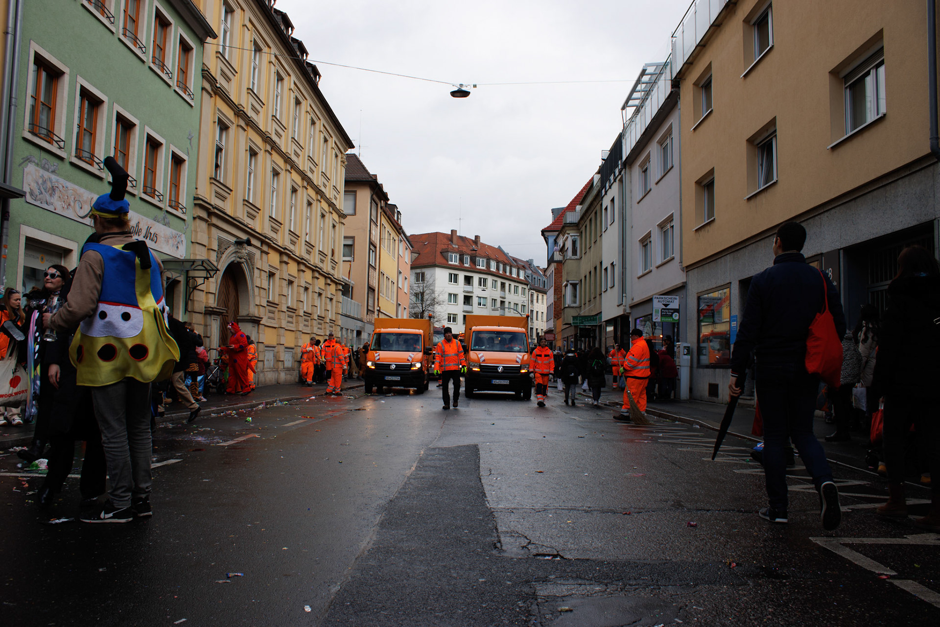 Aufräumarbeiten