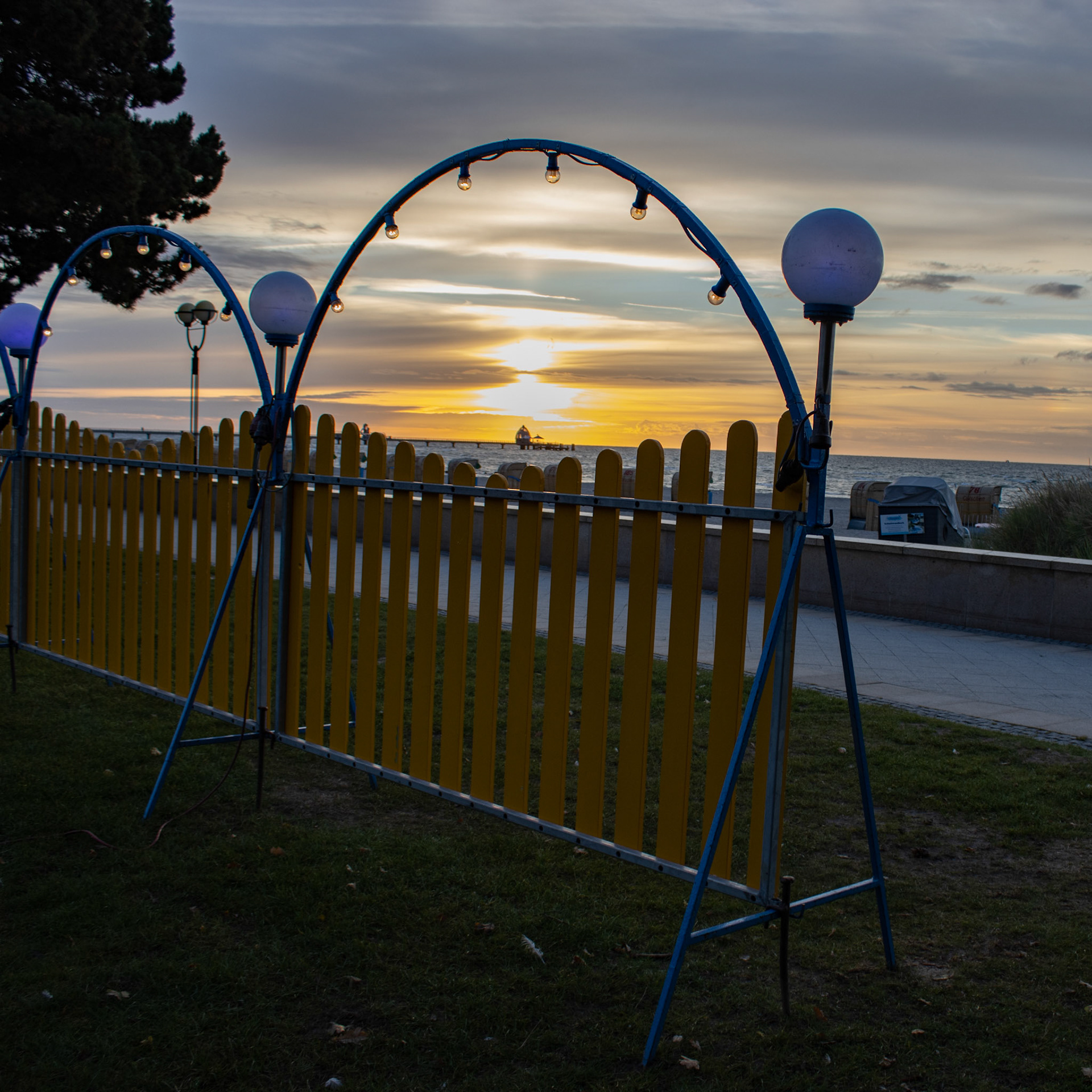 Sonnenuntergang aus Zirkussicht