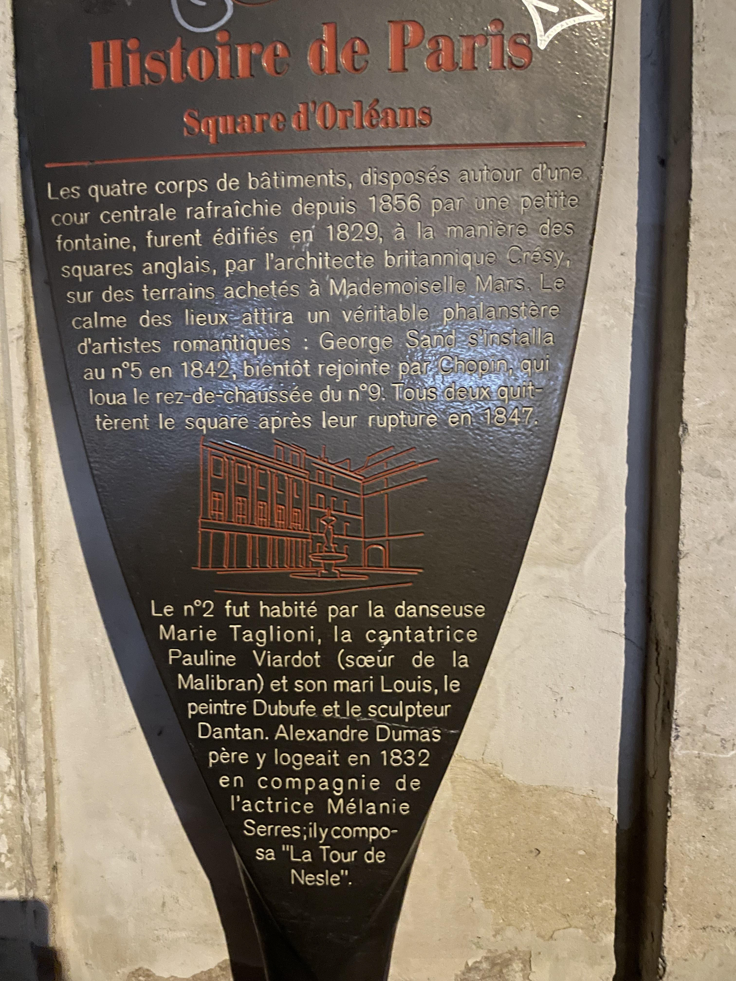 Chopin lived here during his most romantic years.