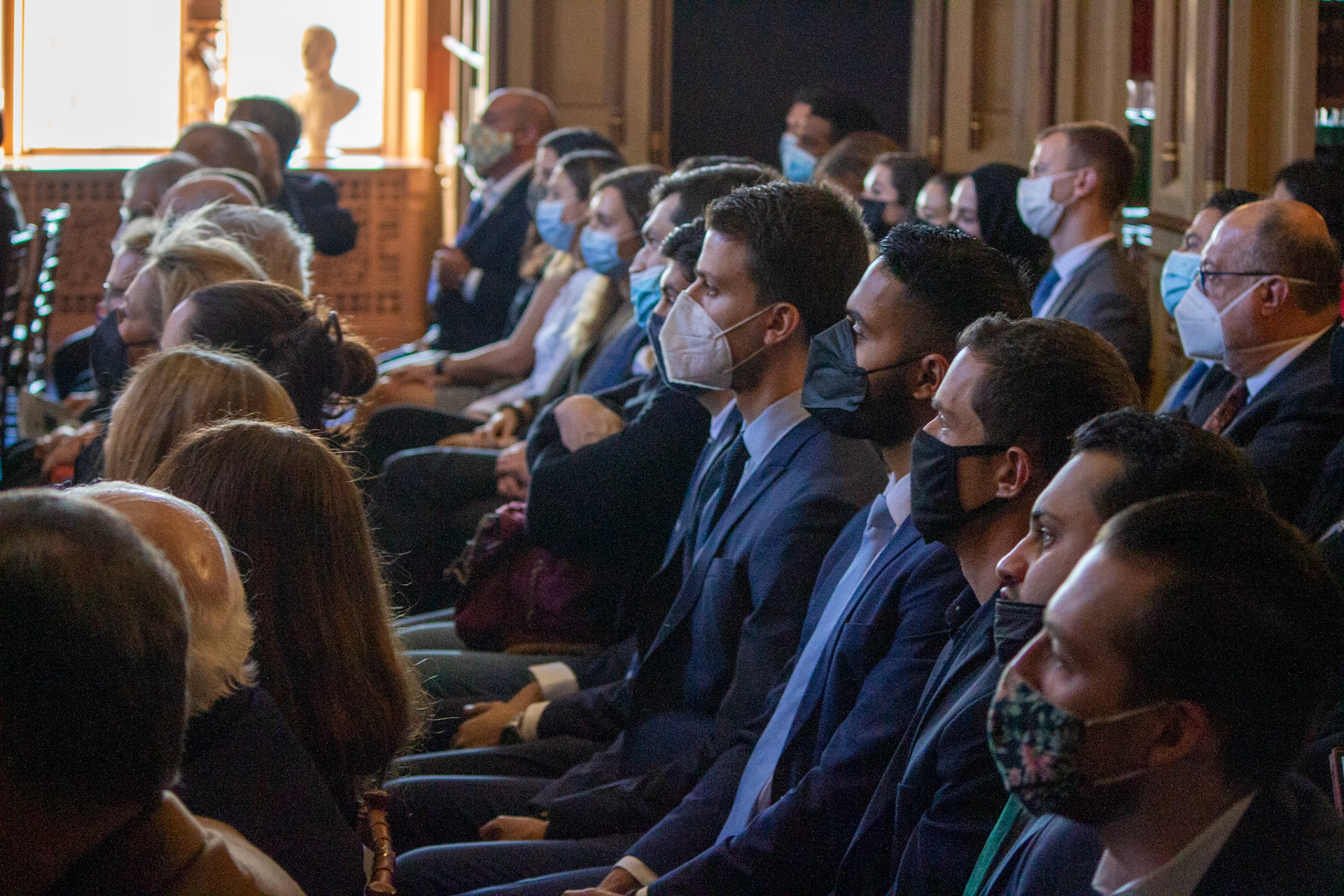 Prince Turki Al Faisal of Saudi Arabia visited Georgetown University to discuss his book "The Afghanistan File." Taken as part of my job for the Georgetown University School of Foreign Service's communications office.