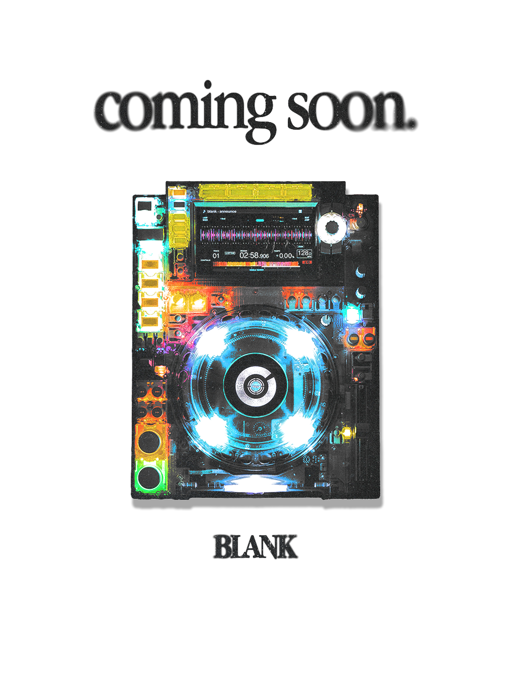 announce poster for a new promotion company, BLANK