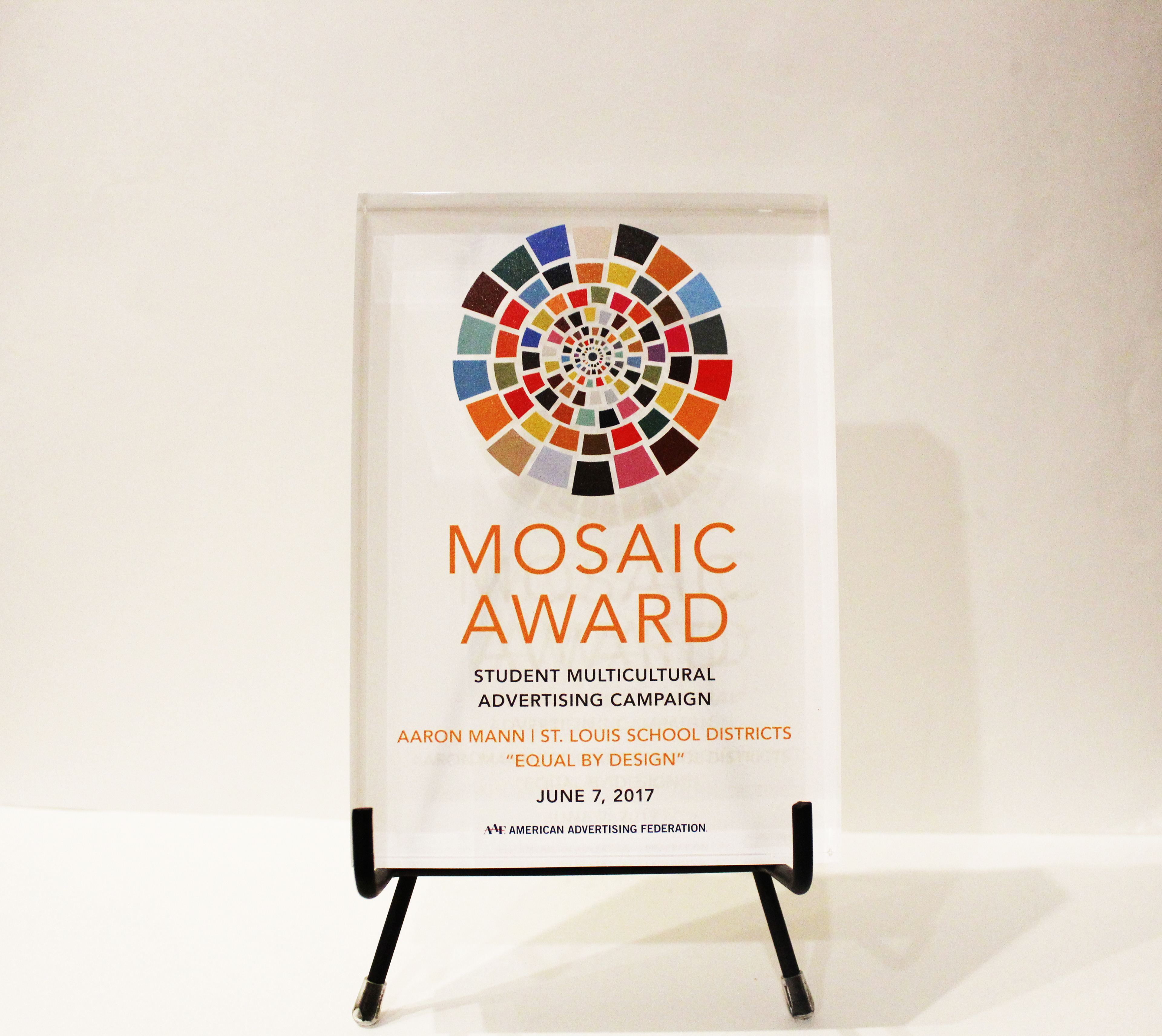 2017: The Mosaic Award