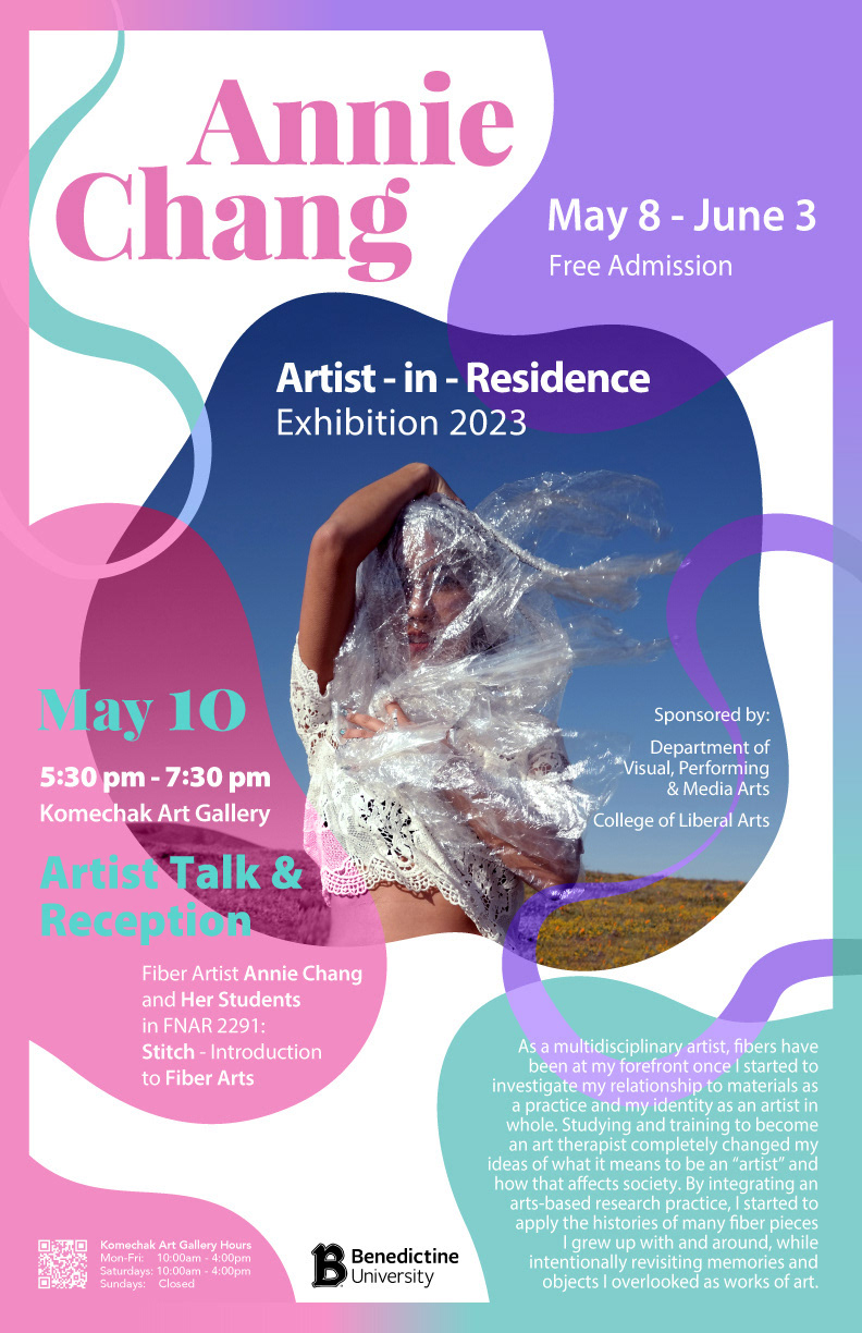 2023 Artist-in-Residence Exhibition Poster
