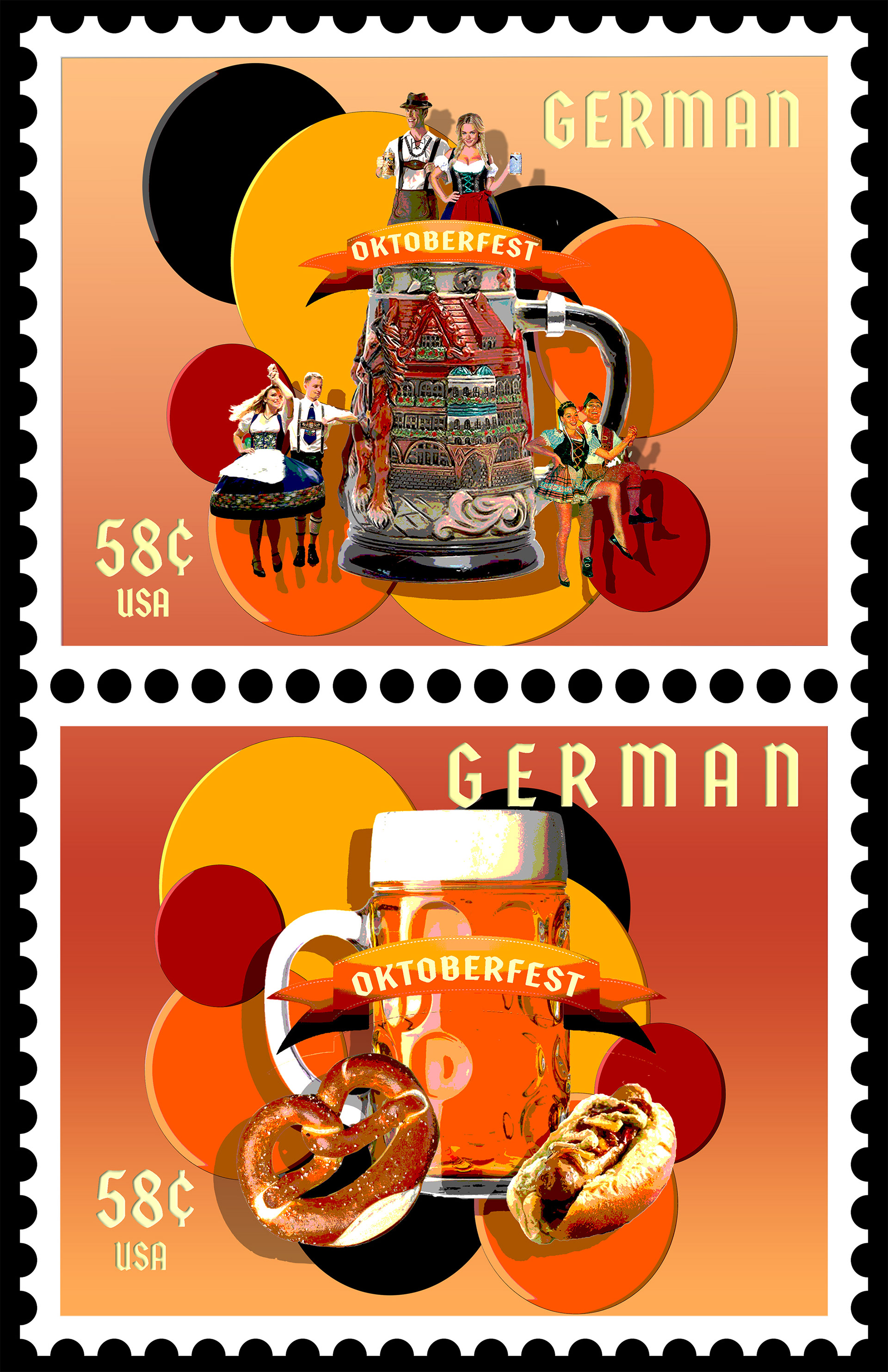 Cultural Stamp Design