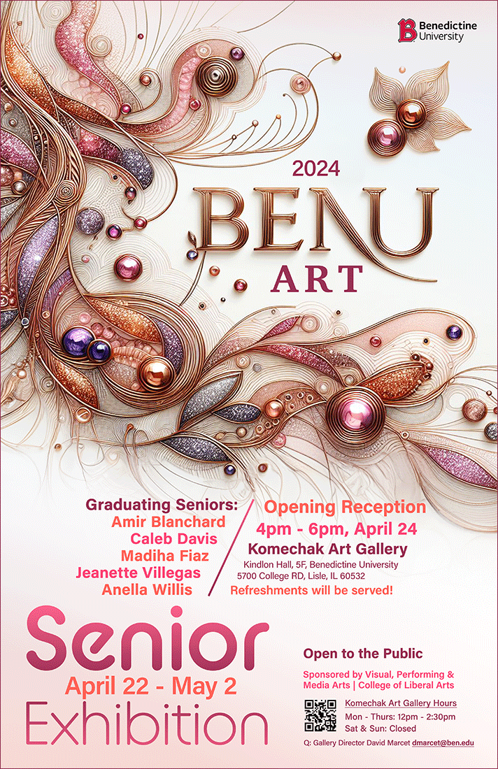 2024 Senior Art Exhibition Poster