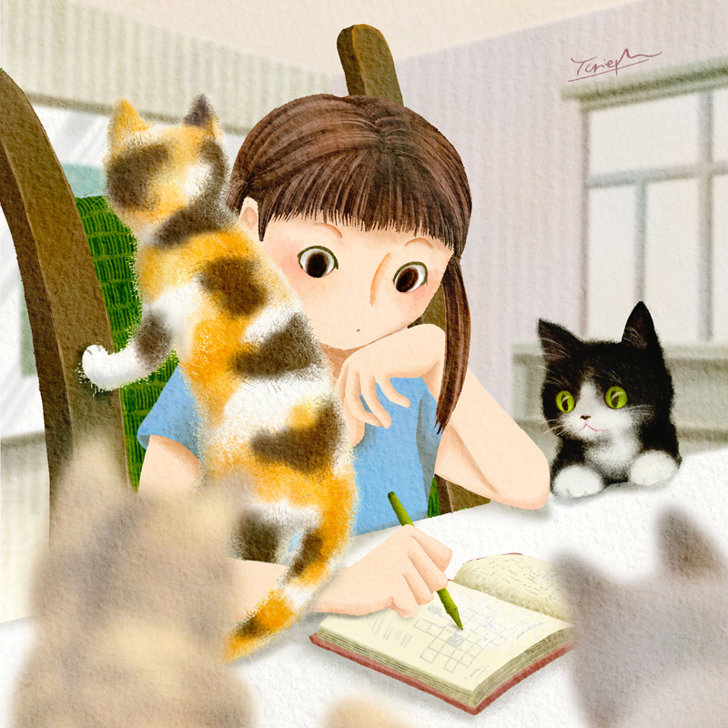 邪魔はしてない