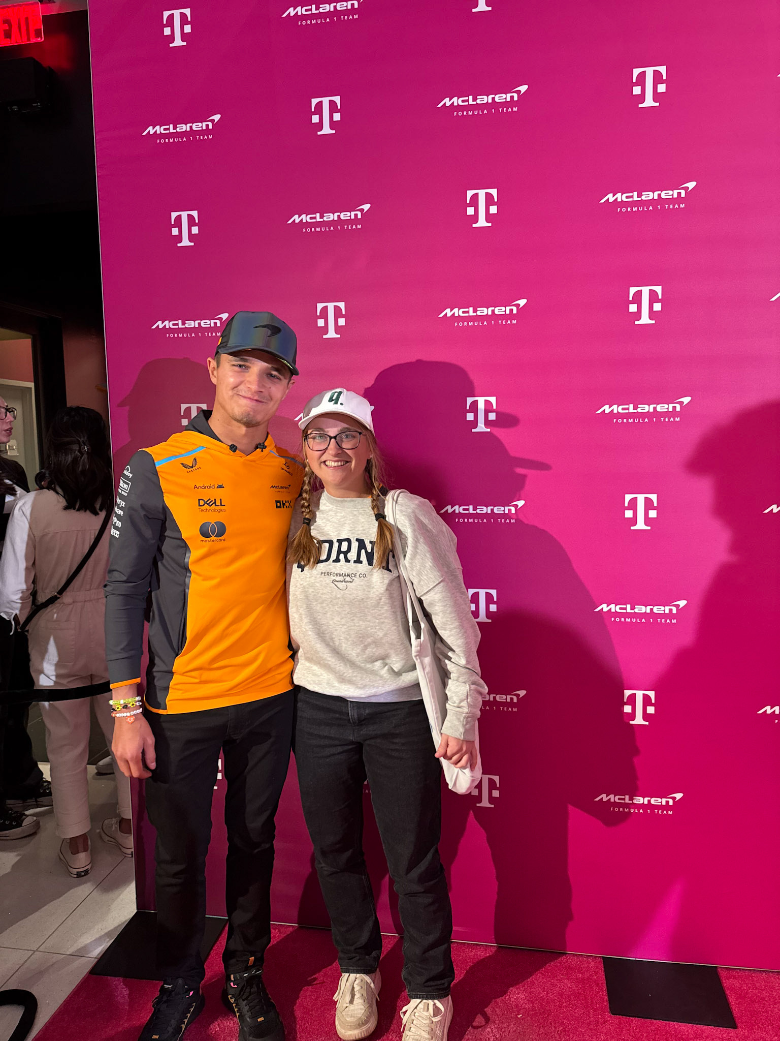 Meeting Lando Norris at the 2024 Las Vegas GP