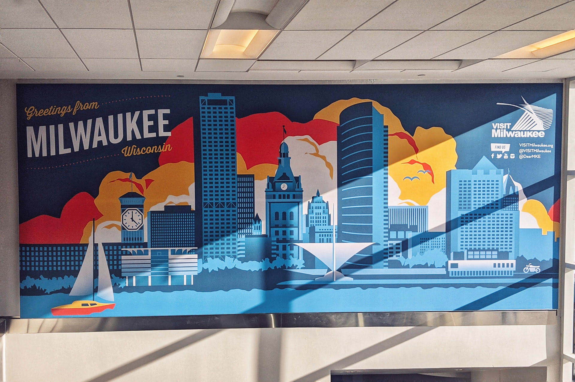 As seen at Mitchell International Airport in Milwaukee