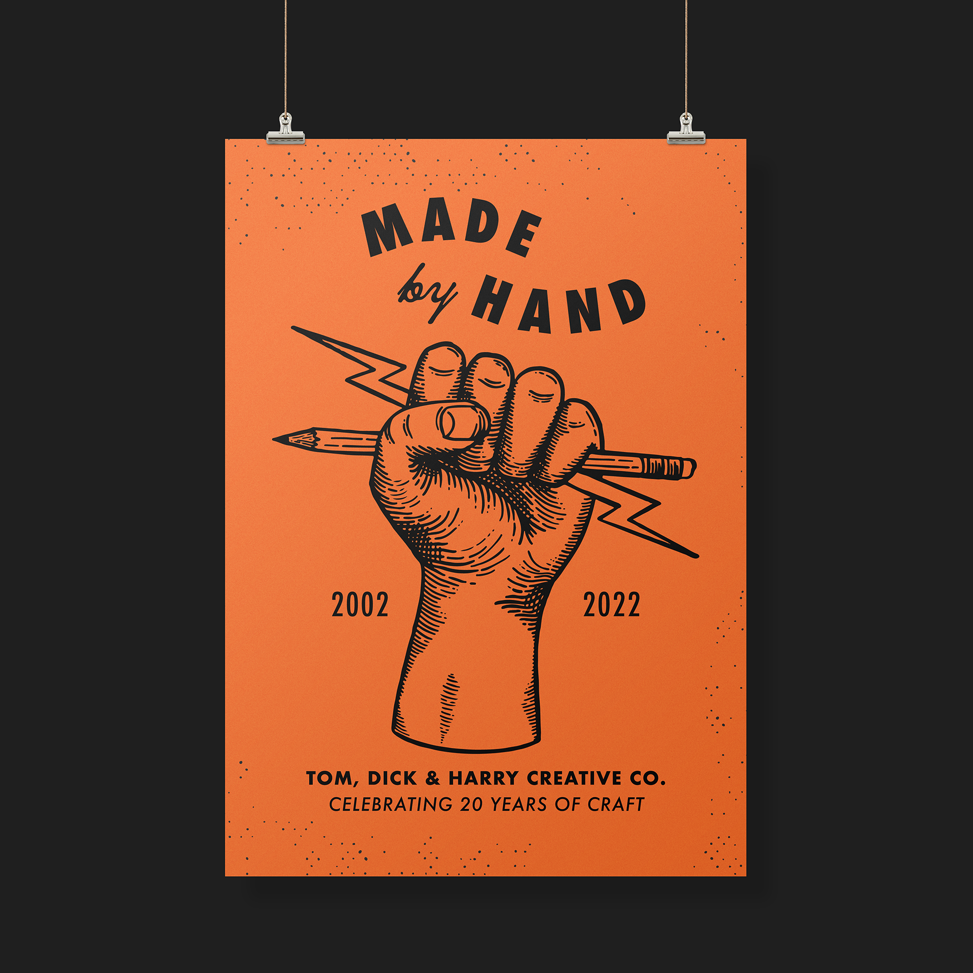 Illustrated Anniversary Poster Design for TDH Creative Co.