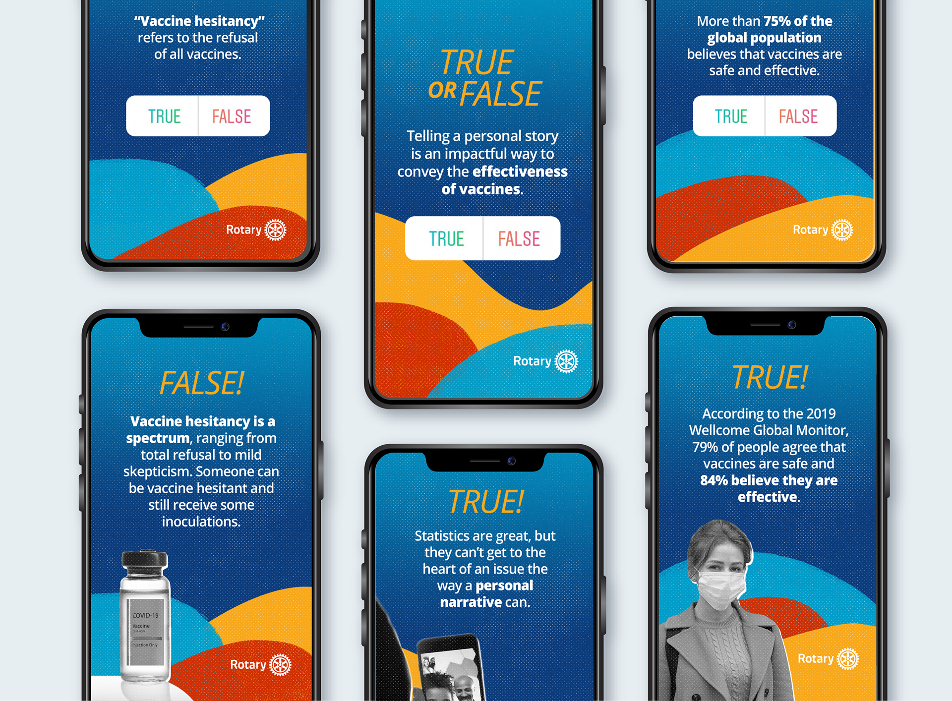 Social Media Graphics for Rotary International