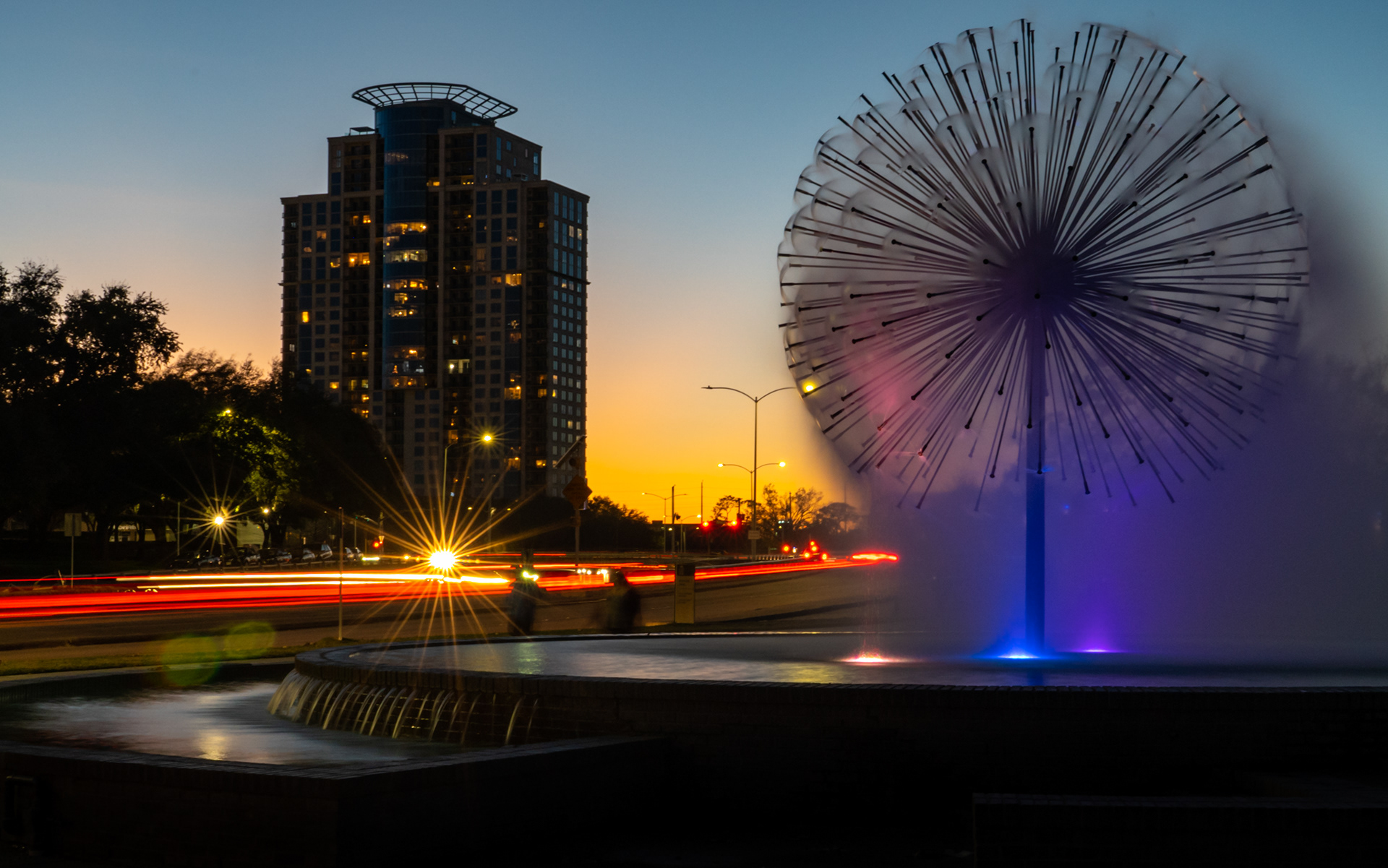 Gus S. Wortham Fountain: Houston, TX