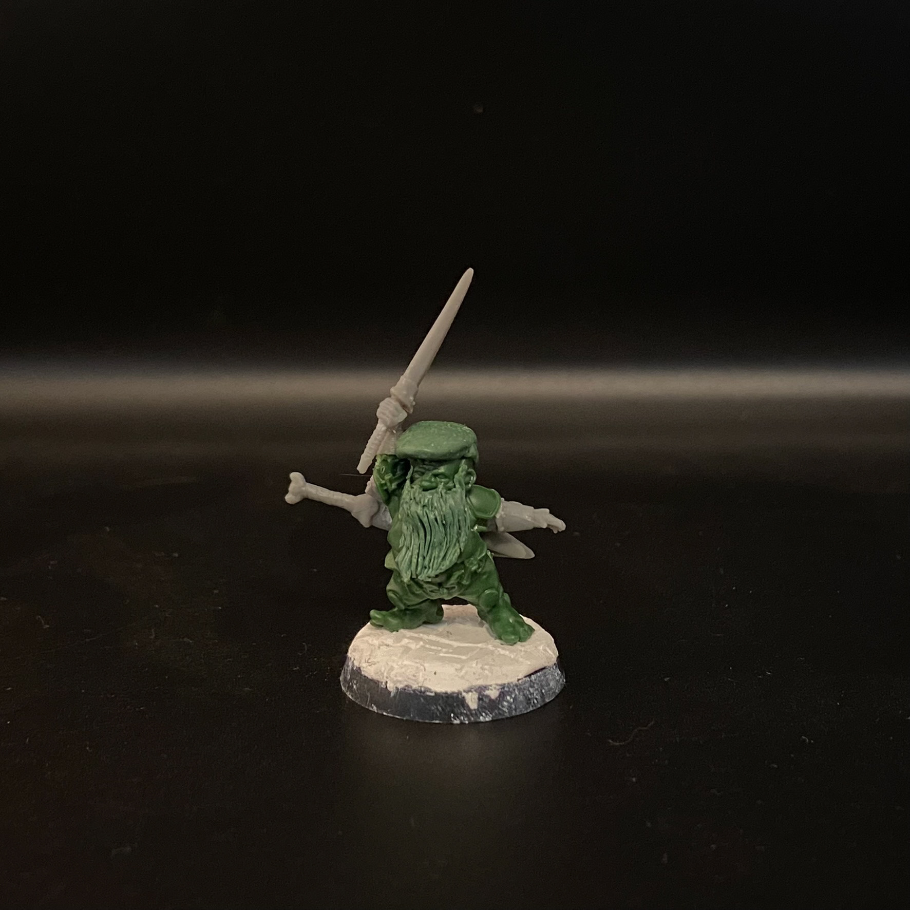 A highly aggressive Halfling Fighter