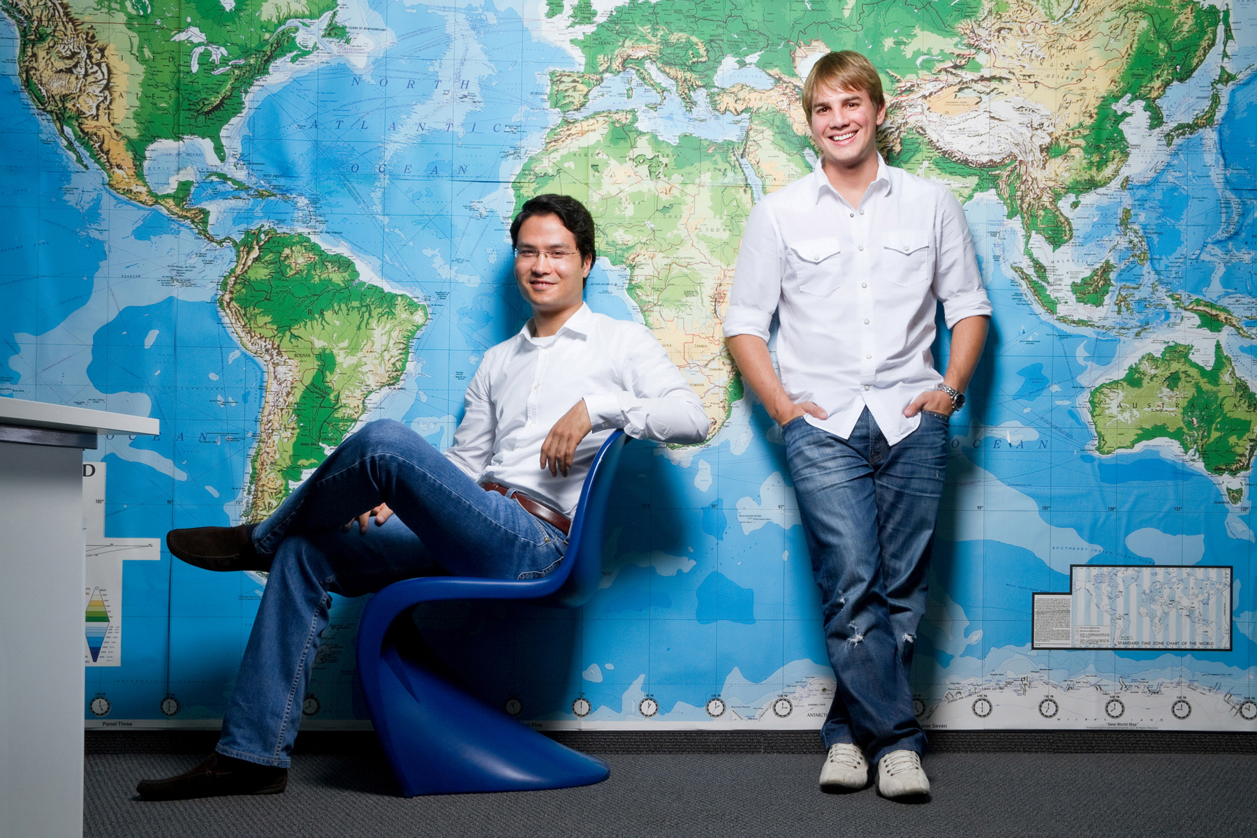 Christian Gessner e Stefan Schimenes, co-Country Managers do Airbnb no Brasil.