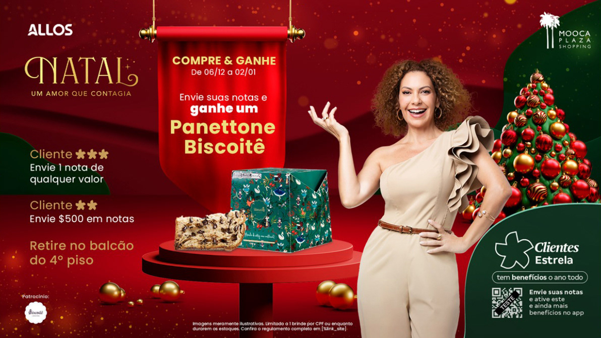 Fabiula Nascimento para Campanha de Natal Allos