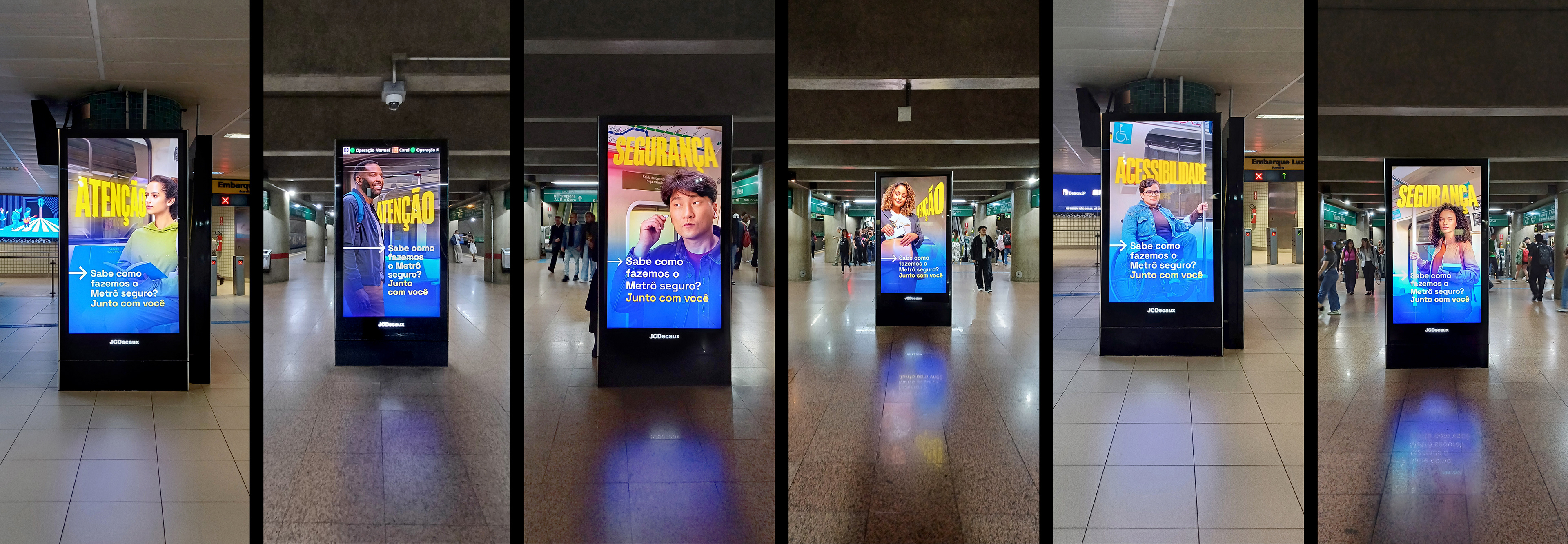 Campanha de Segurança - Metrô de São Paulo 
