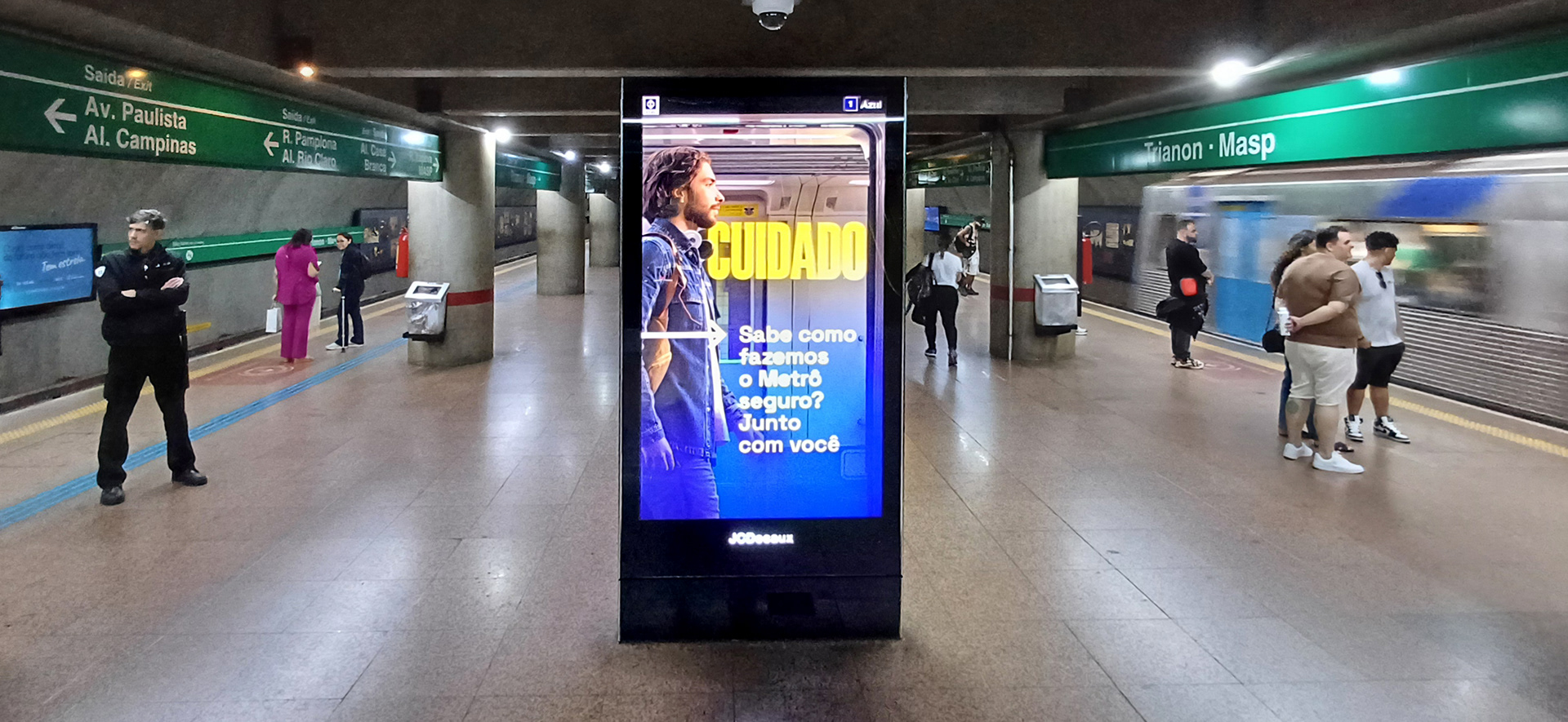 Campanha de Segurança - Metrô de São Paulo 