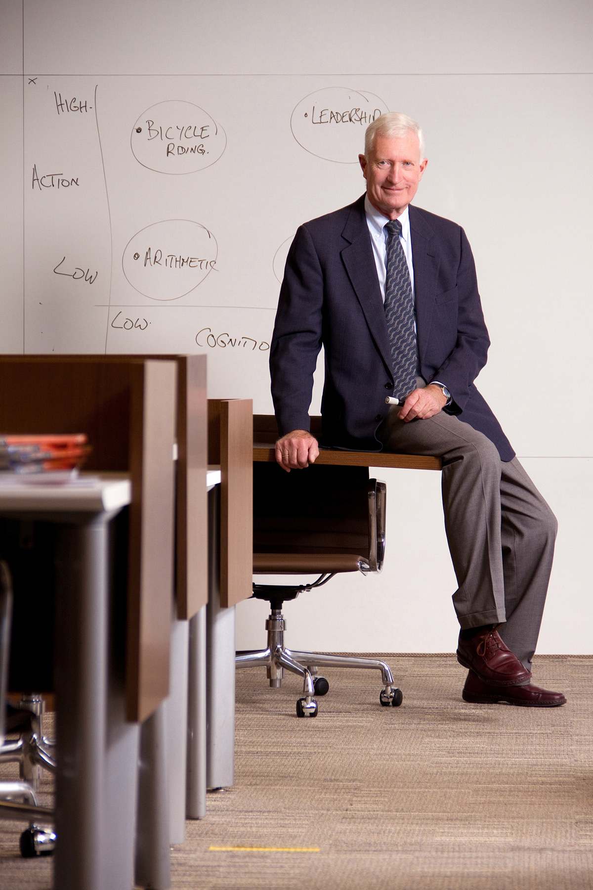 Proferssor Derek Abell, fundador da European School of Management and Technology.