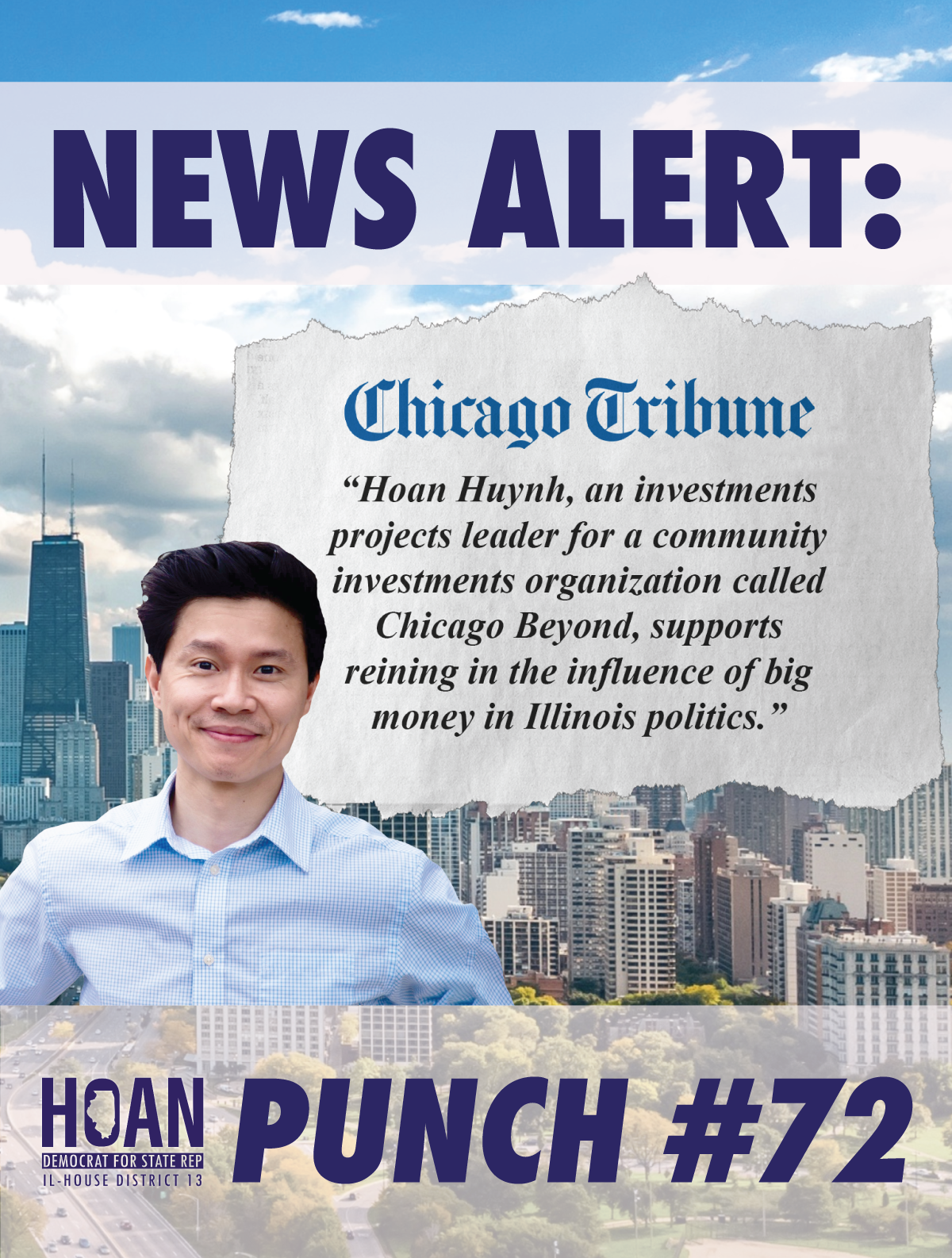 Template used to promote news clips.