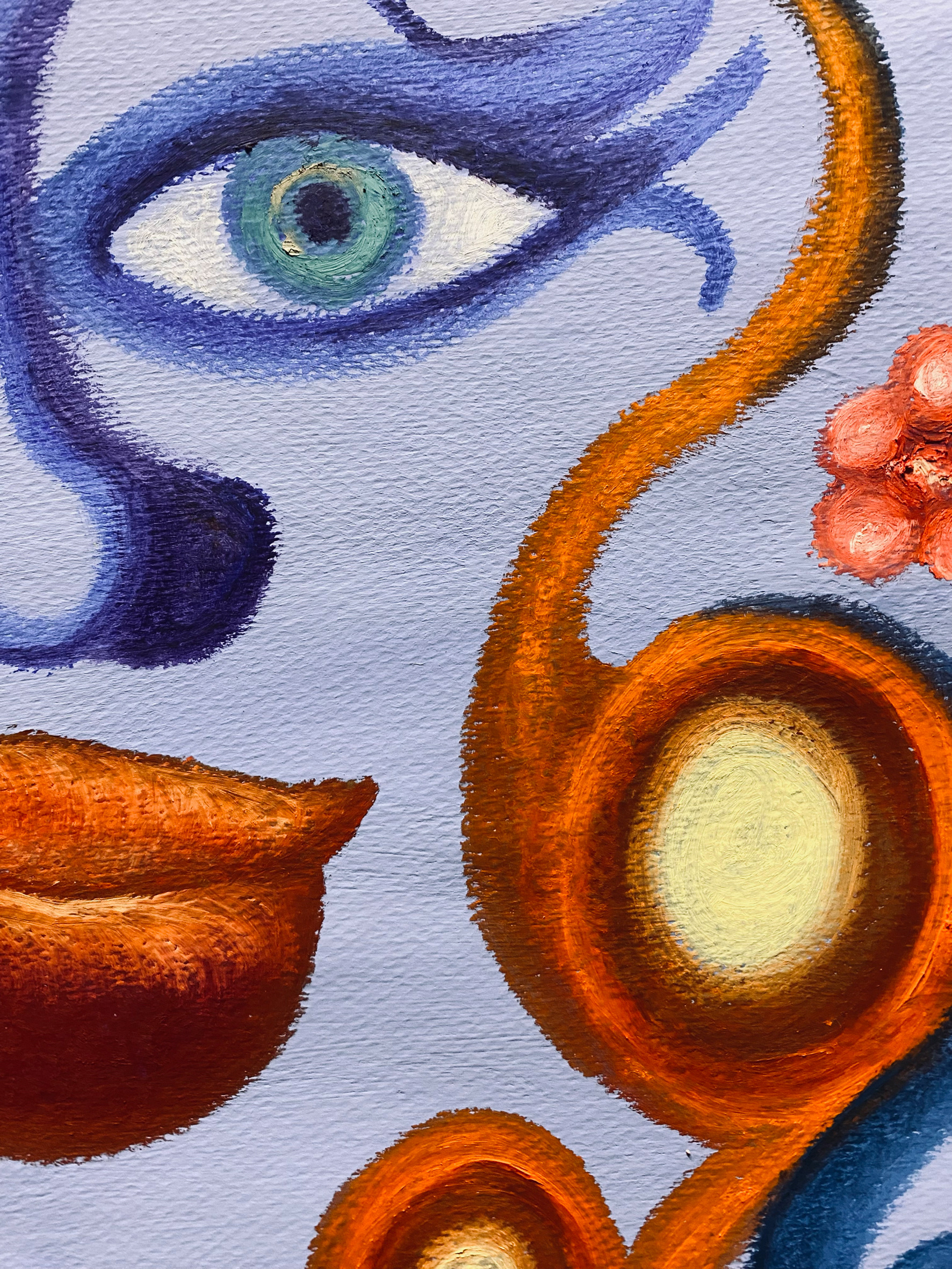 #7: Oil pastels; Blending 2
