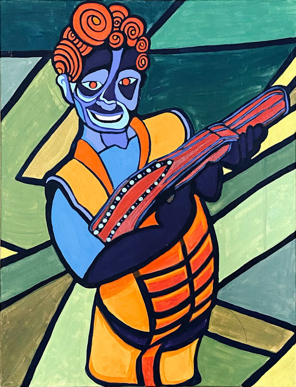 Child's Play, 2023, 60 x 80, acrylic