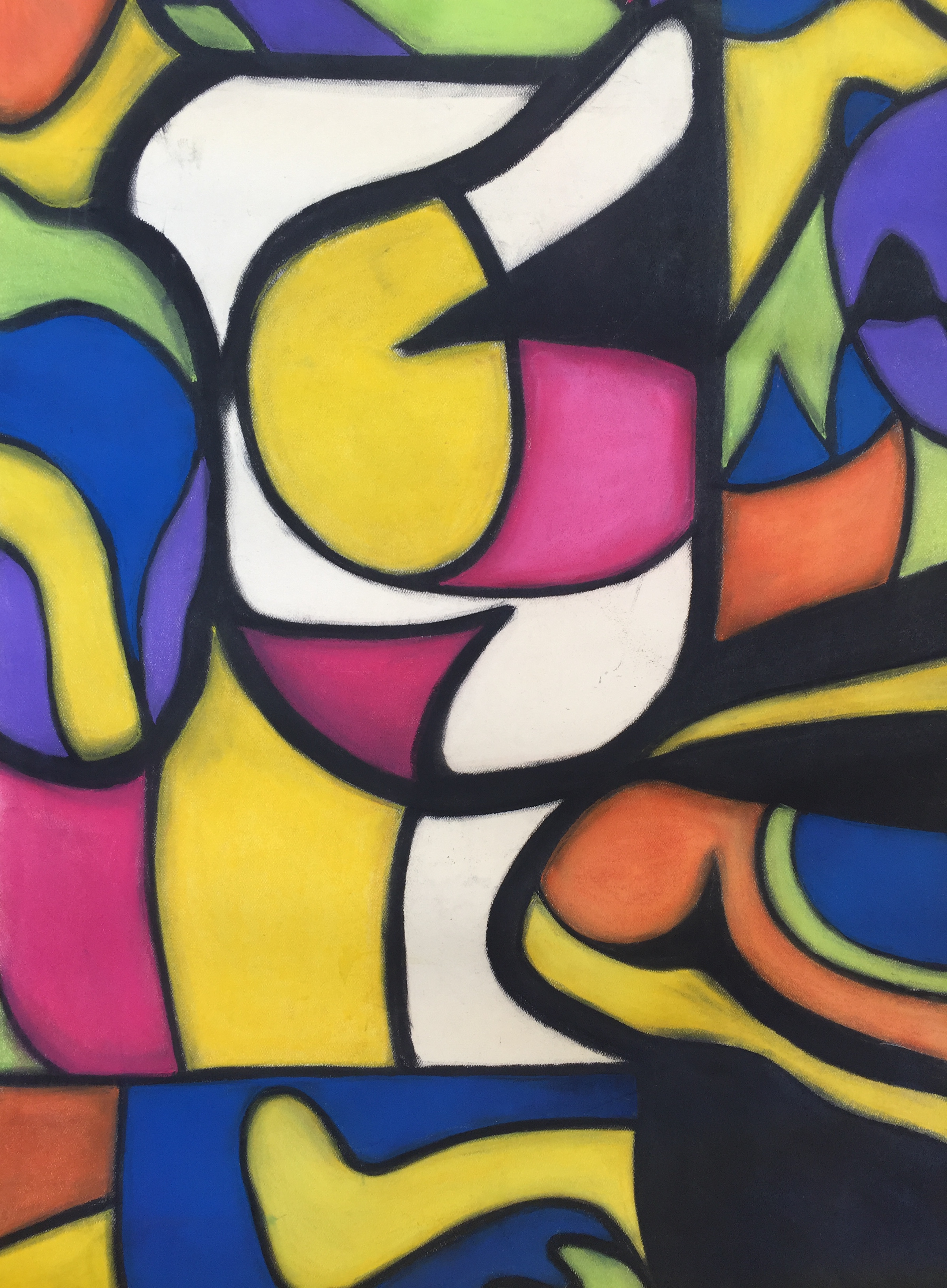 Vision, 1998, 60 x 80 (Framed-pastel on paper)