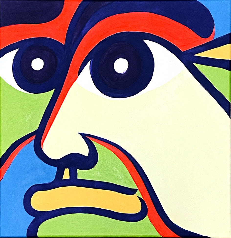 See You, 2023, 50 x 50 cm