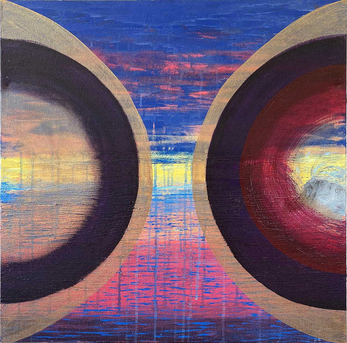 Perspective, 2019, 80 x 80