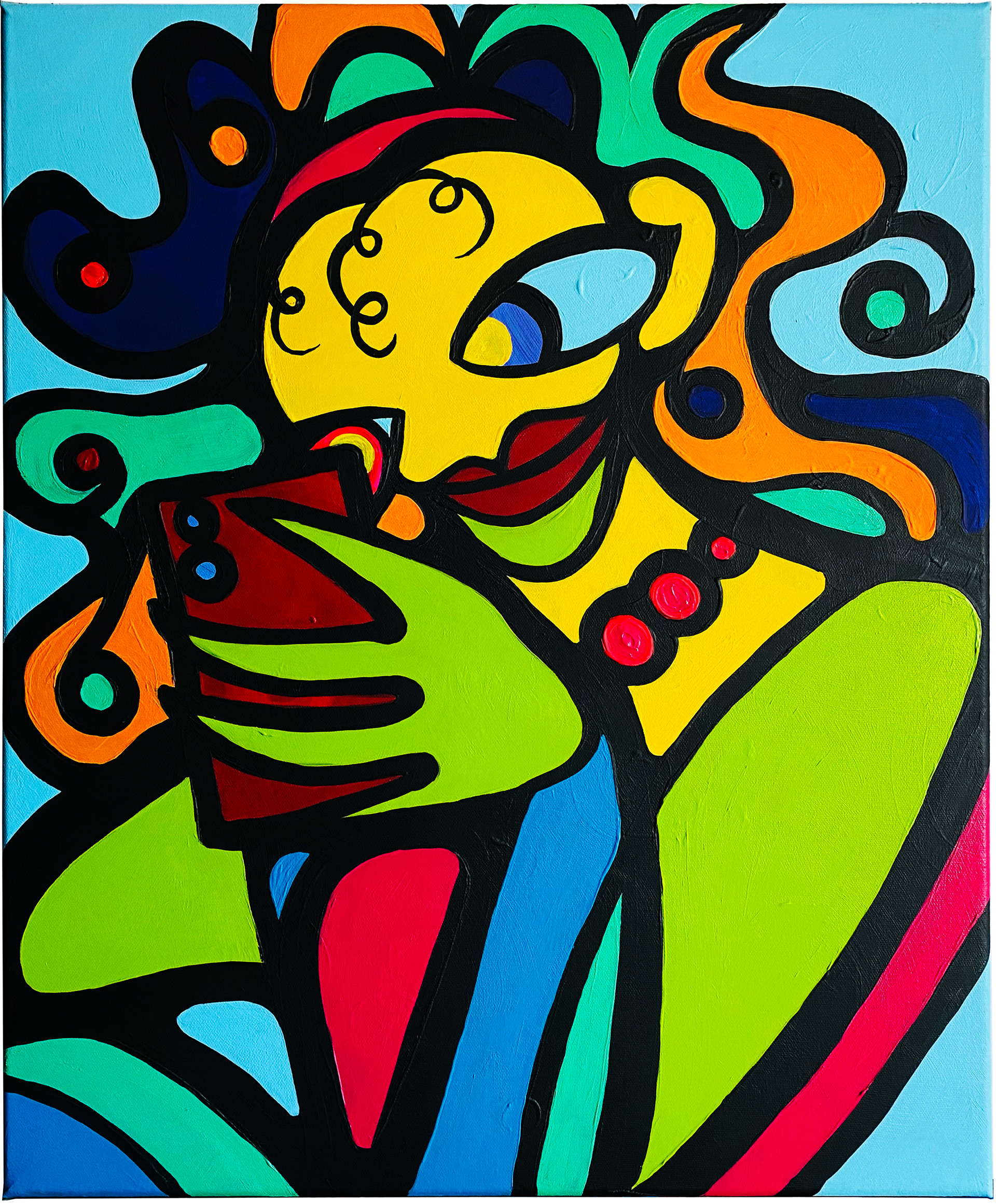 Let Me Take A Selfie, 2023, 50 x 60 cm (framed)