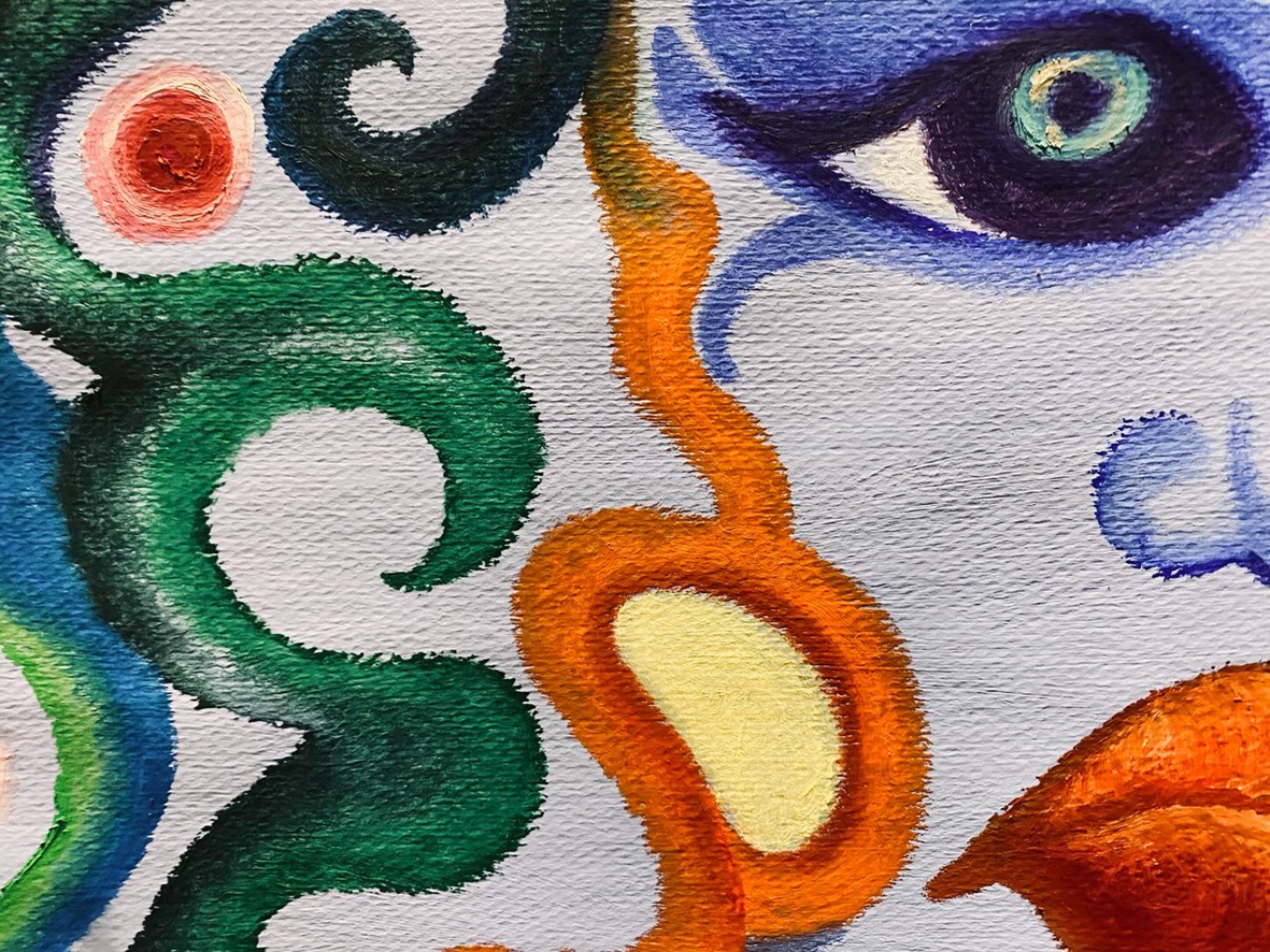 #7: Oil pastels; Blending