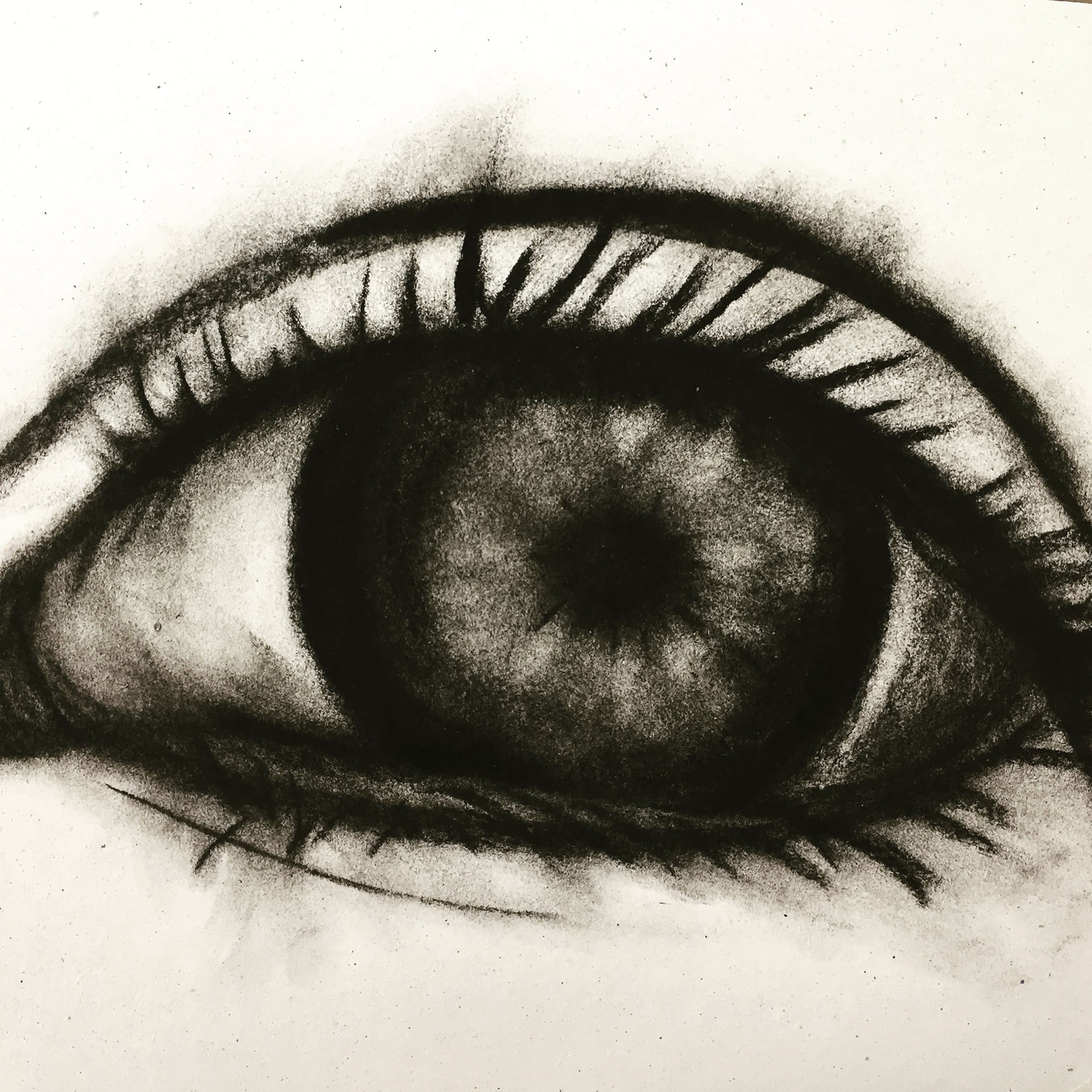 EYE -  charcoal