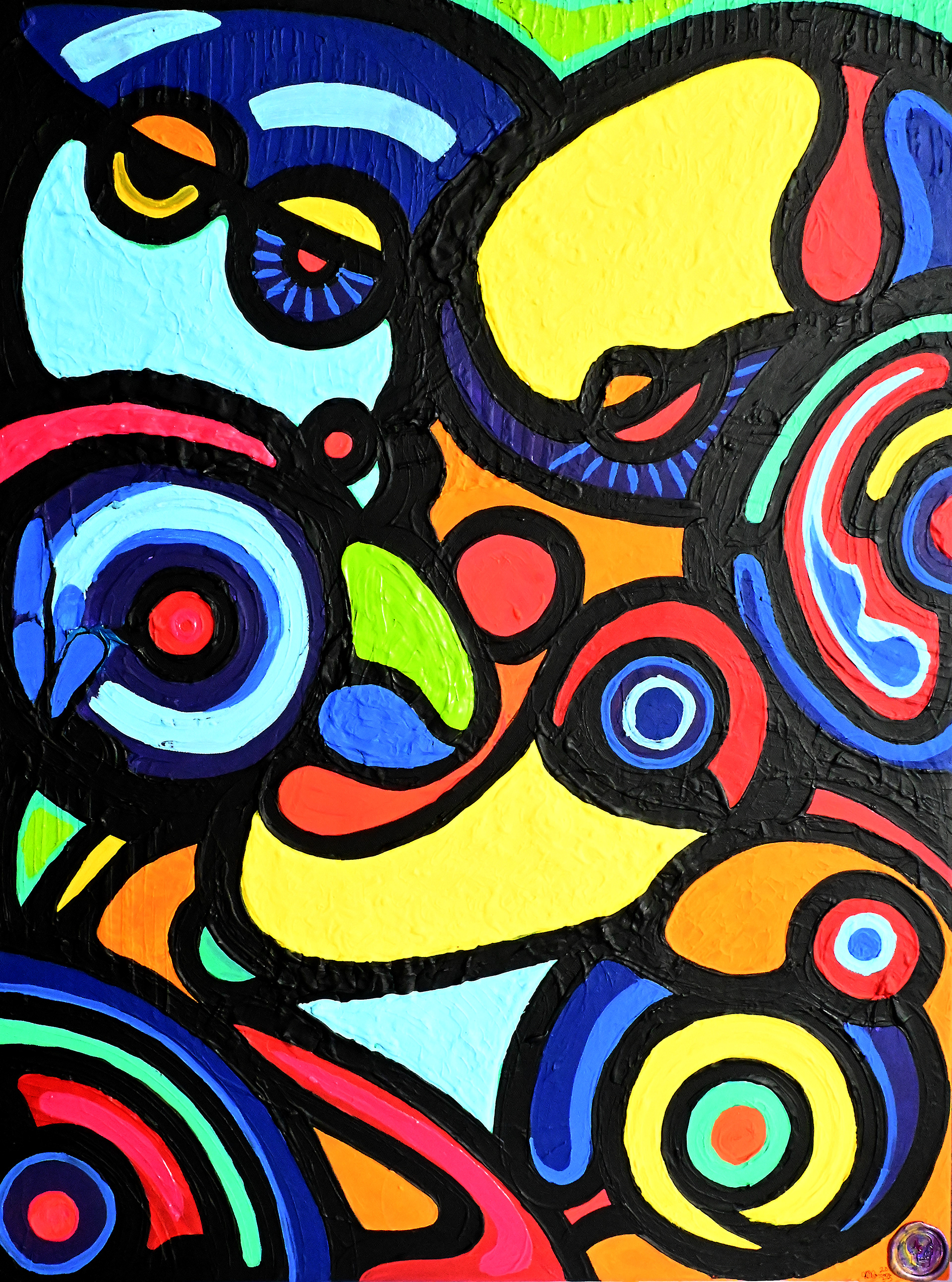 Here & Now, 2023, 60 x 80 x 6 cm