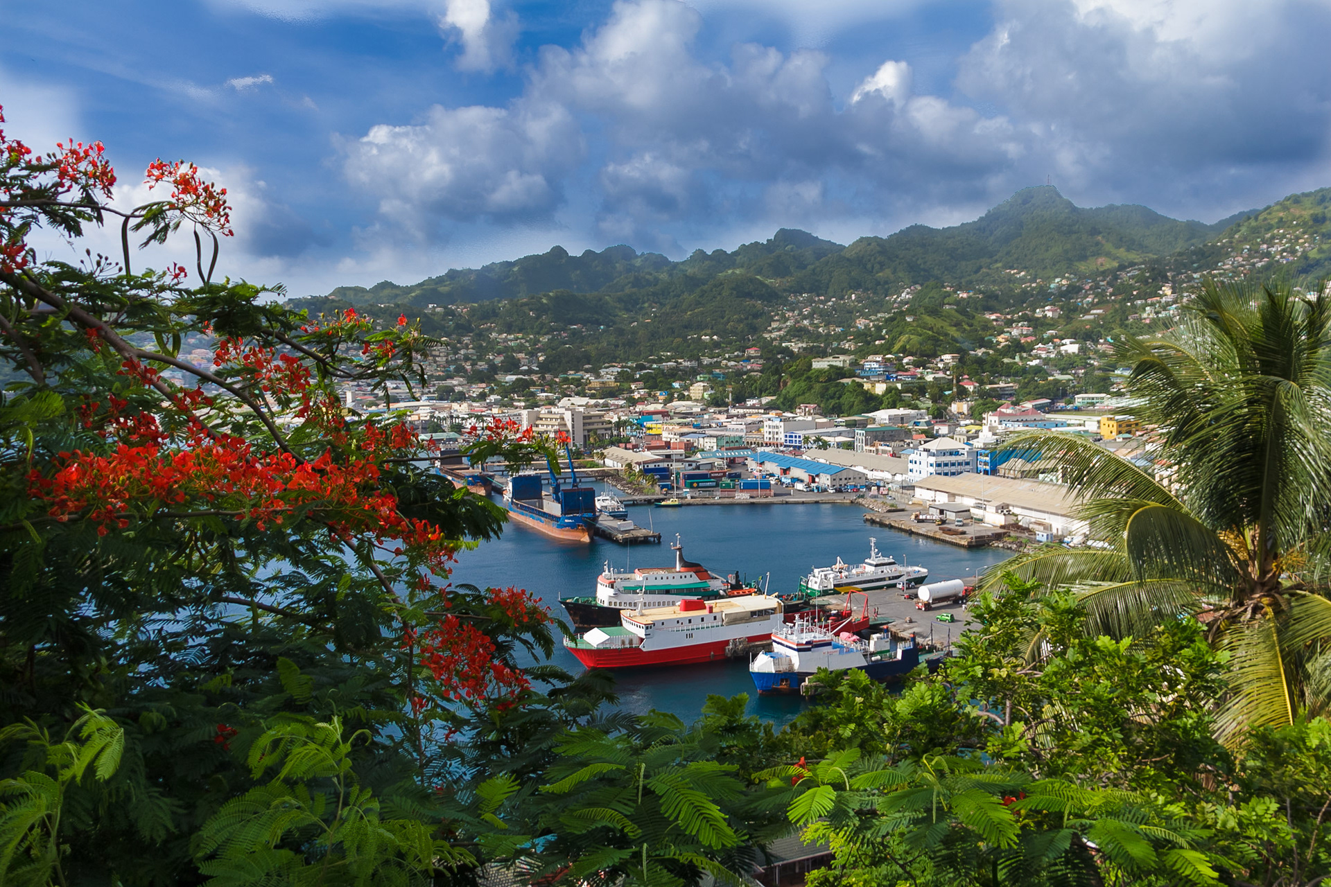 Overlooking Kingstown