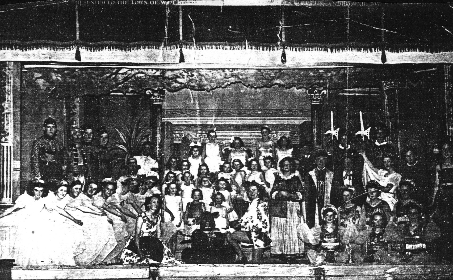 Pantomime ( Pat far left front row).