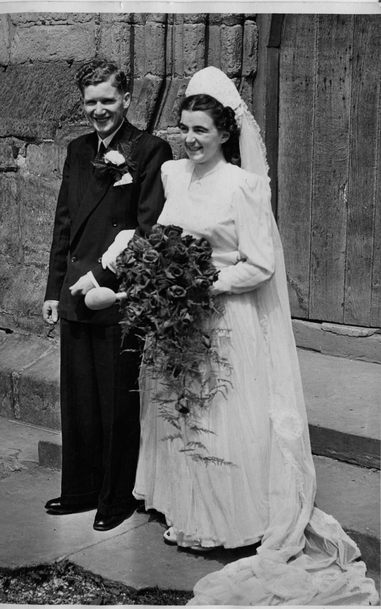 Merv & Pat wedding day