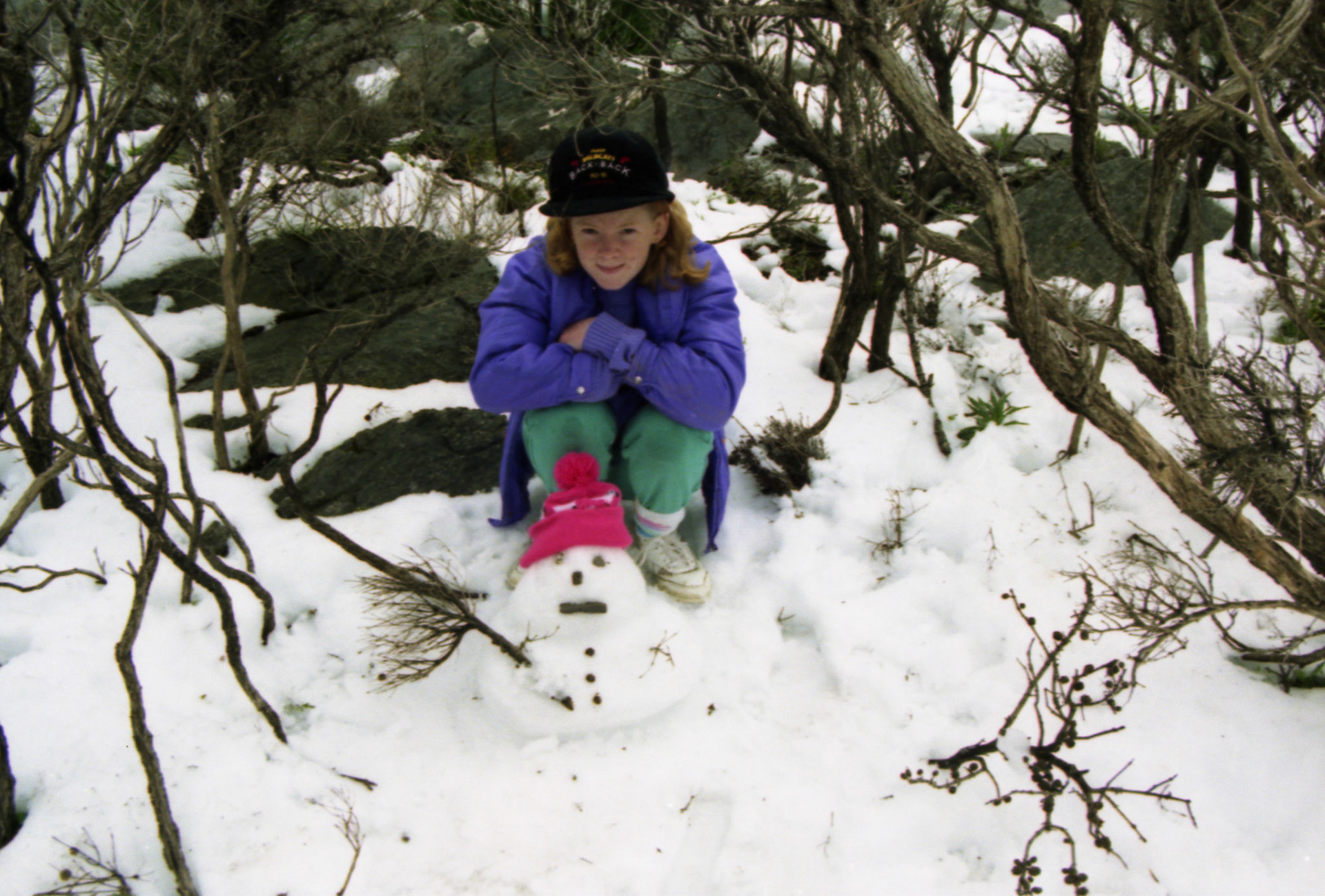 SNOW ON BLUFF KNOLL 1992